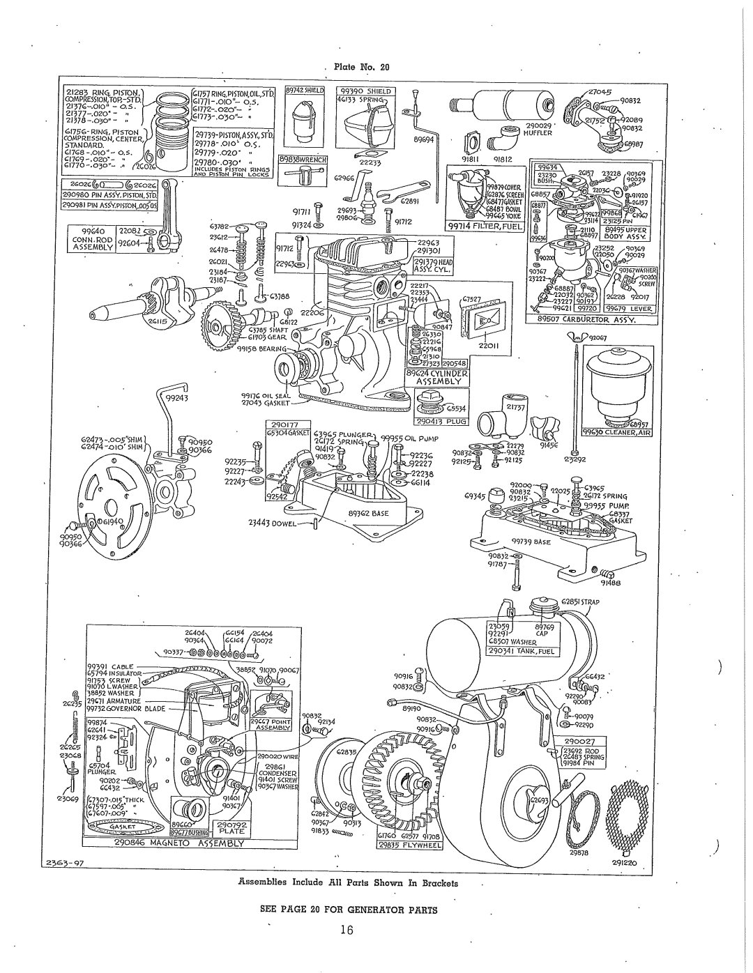 Briggs & Stratton PC307, PC306, PC304, PC305, PC300, PC303 manual 