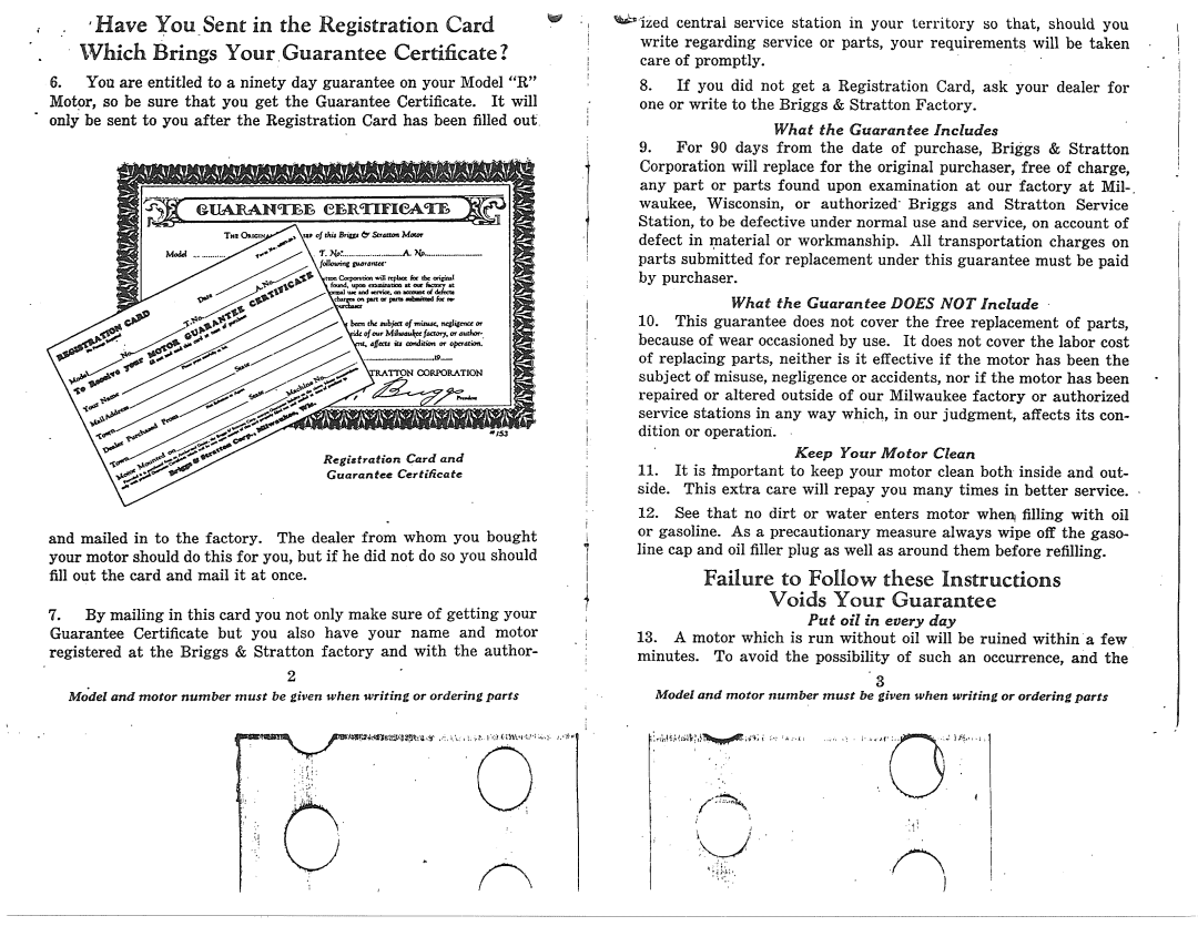 Briggs & Stratton R manual 