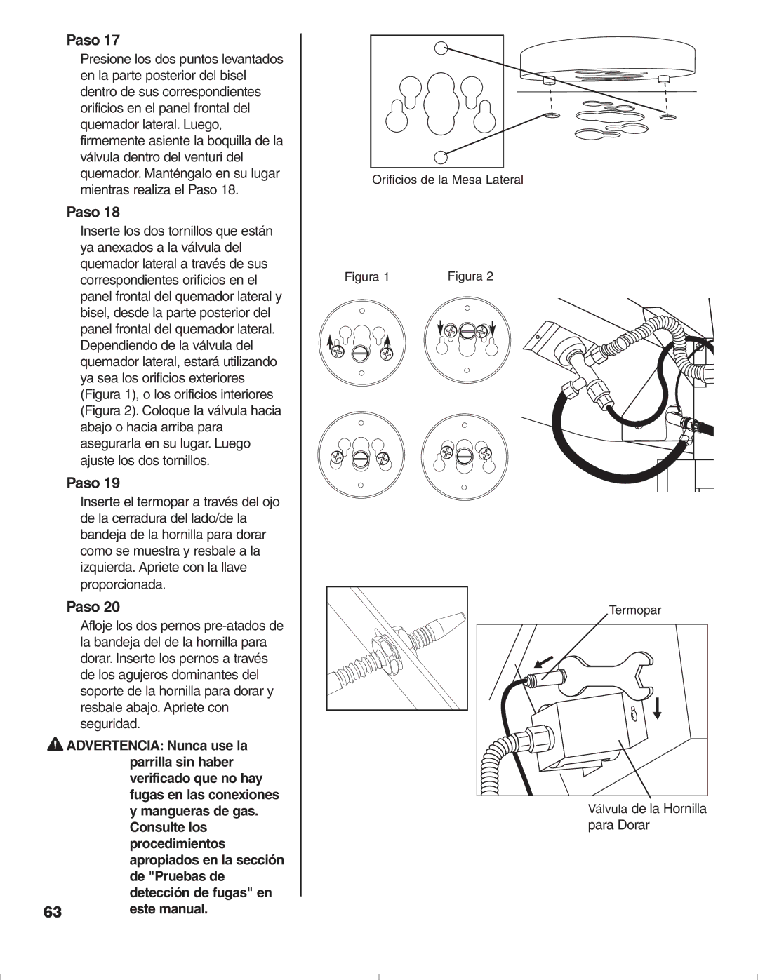 Brinkmann 1575 owner manual Advertencia Nunca use la 