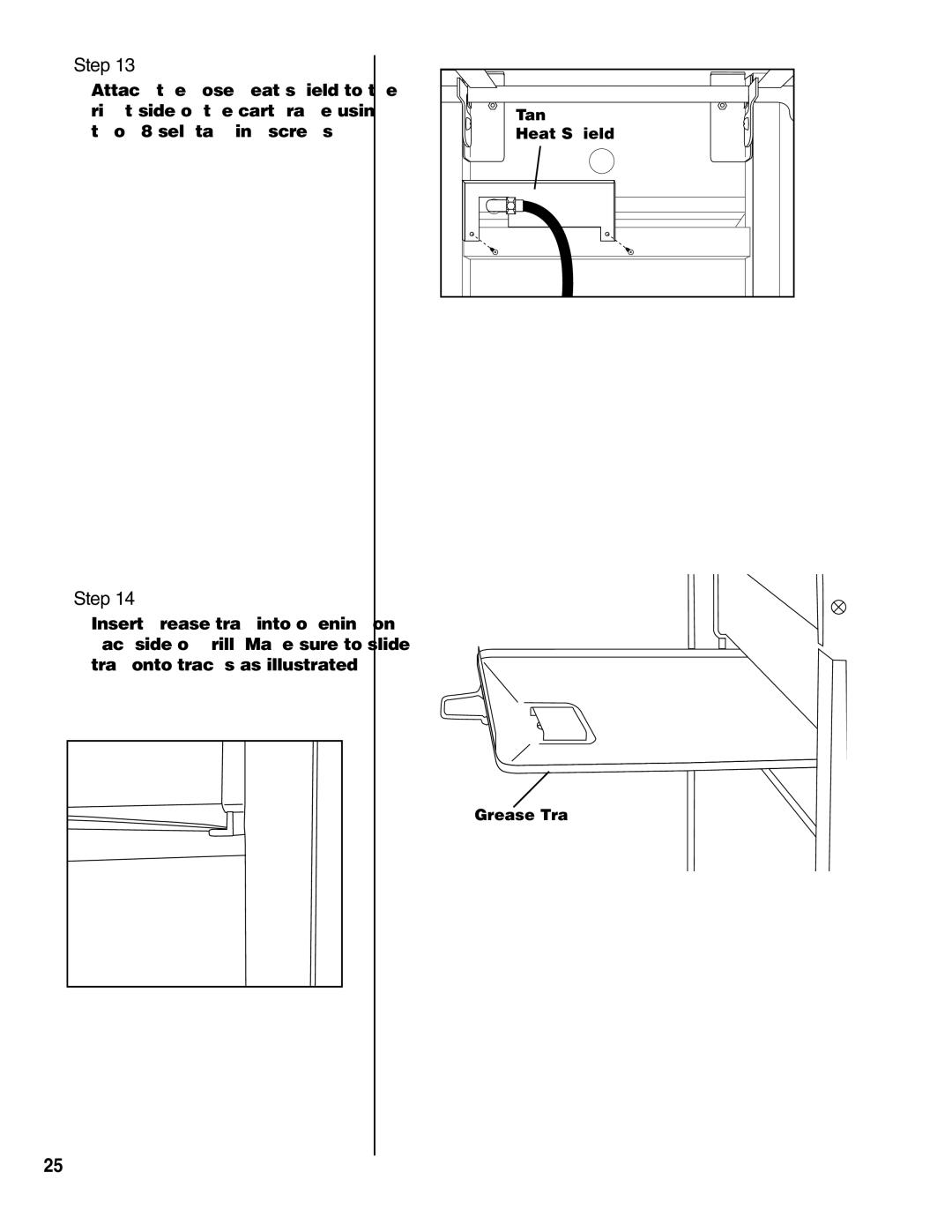 Brinkmann 2200 owner manual Grease Tray 