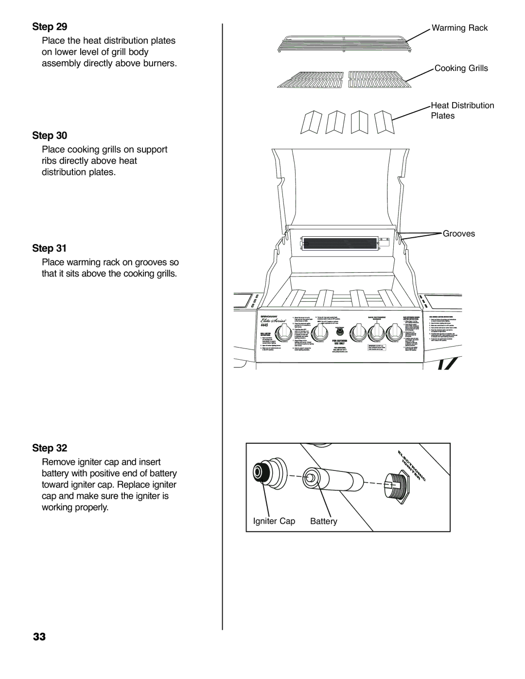 Brinkmann 4445 owner manual Step 