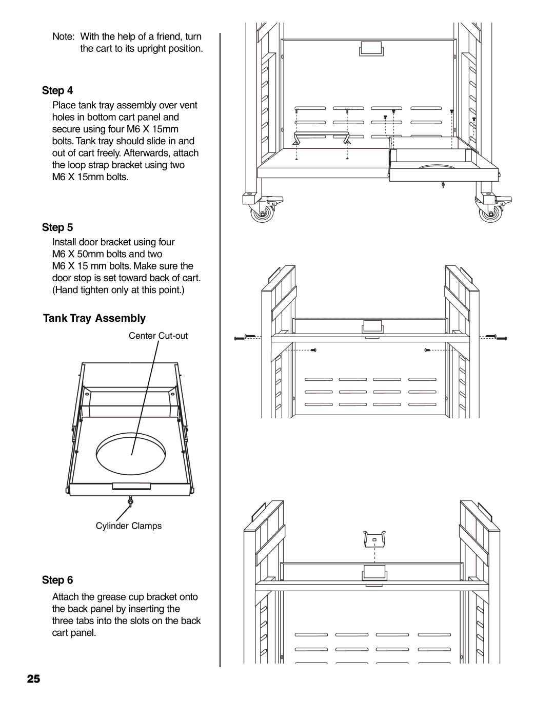 Brinkmann 4675 owner manual Tank Tray Assembly 