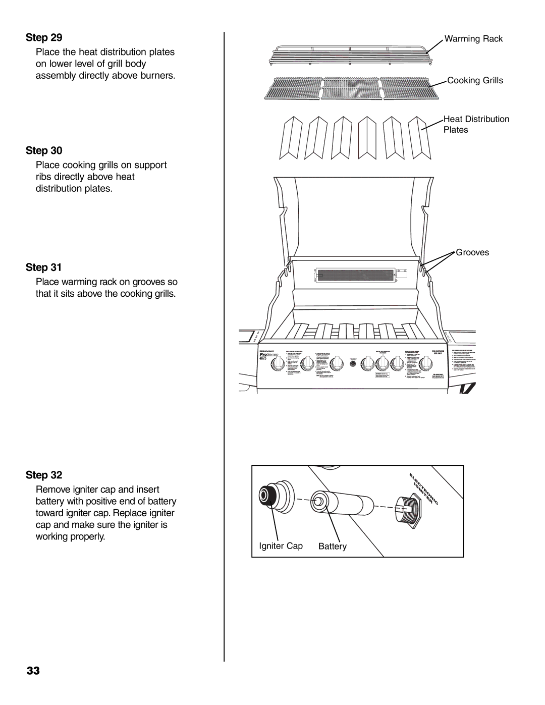 Brinkmann 4675 owner manual Step 