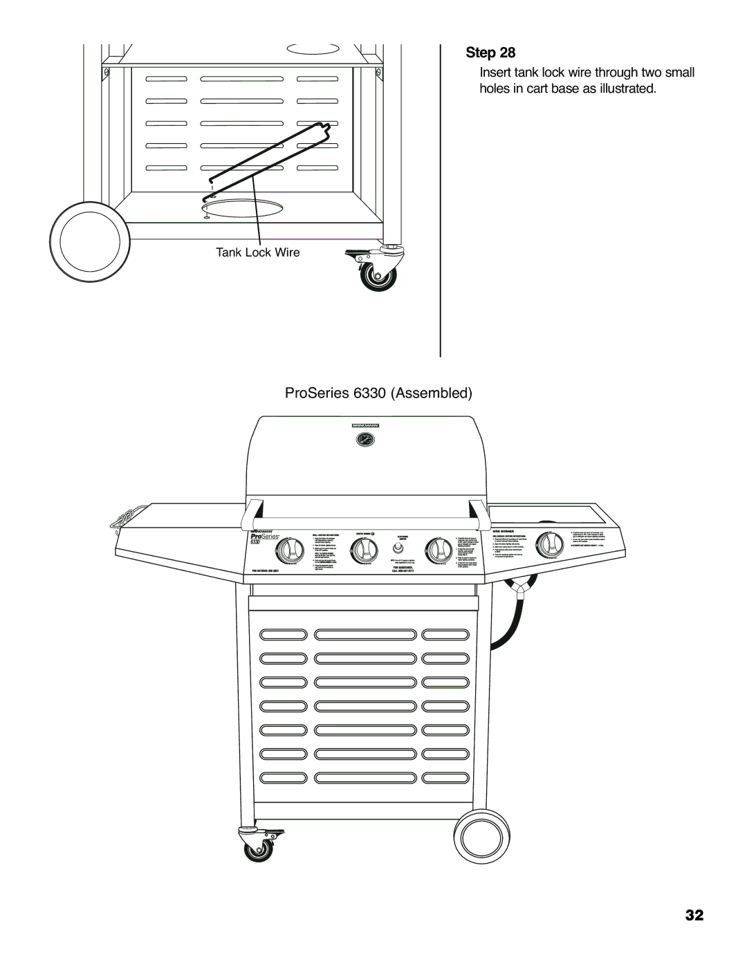 Brinkmann owner manual ProSeries 6330 Assembled 