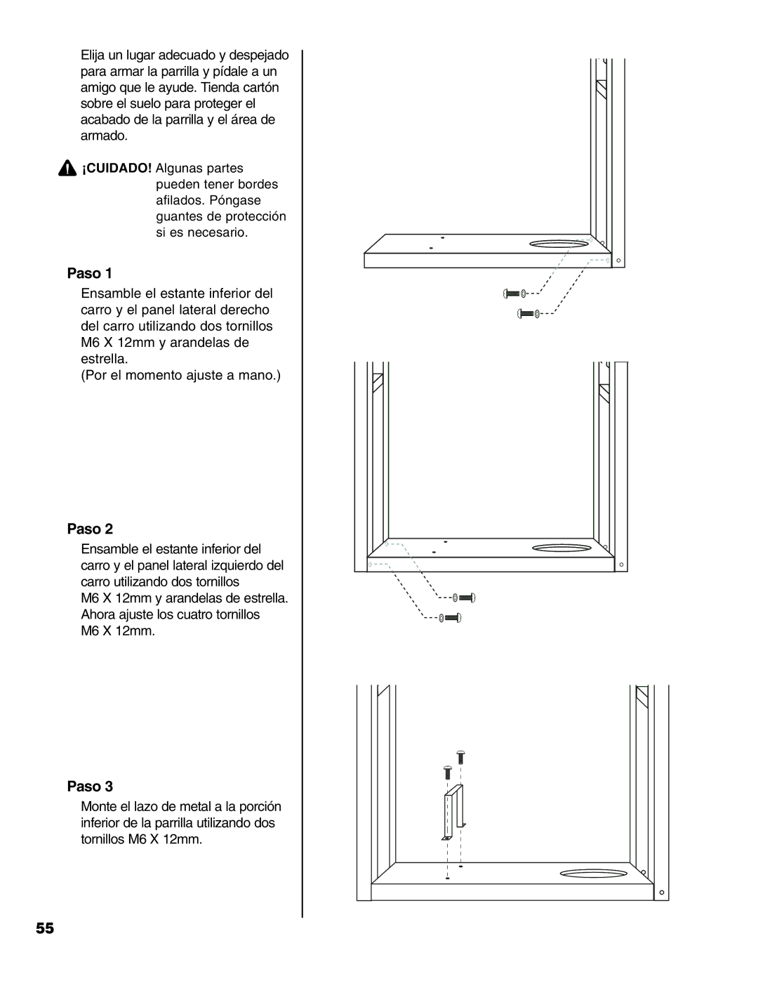 Brinkmann 6345 Series owner manual Paso 