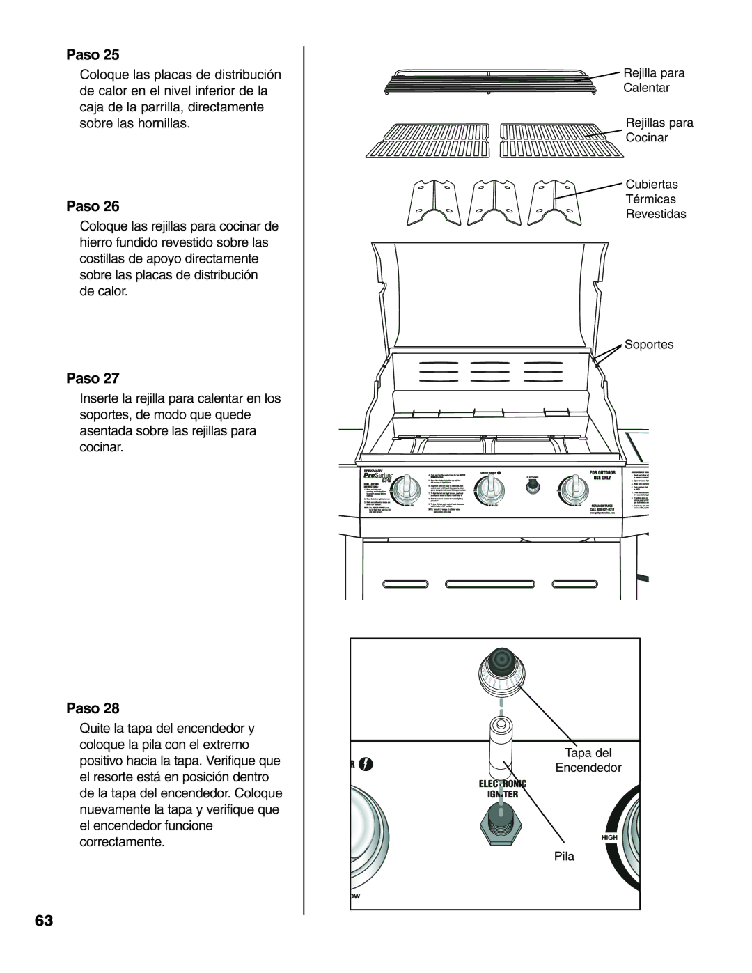 Brinkmann 6345 Series owner manual Paso 