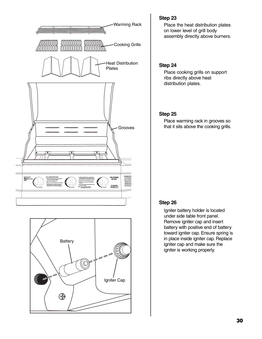 Brinkmann 7231 Series owner manual Step 