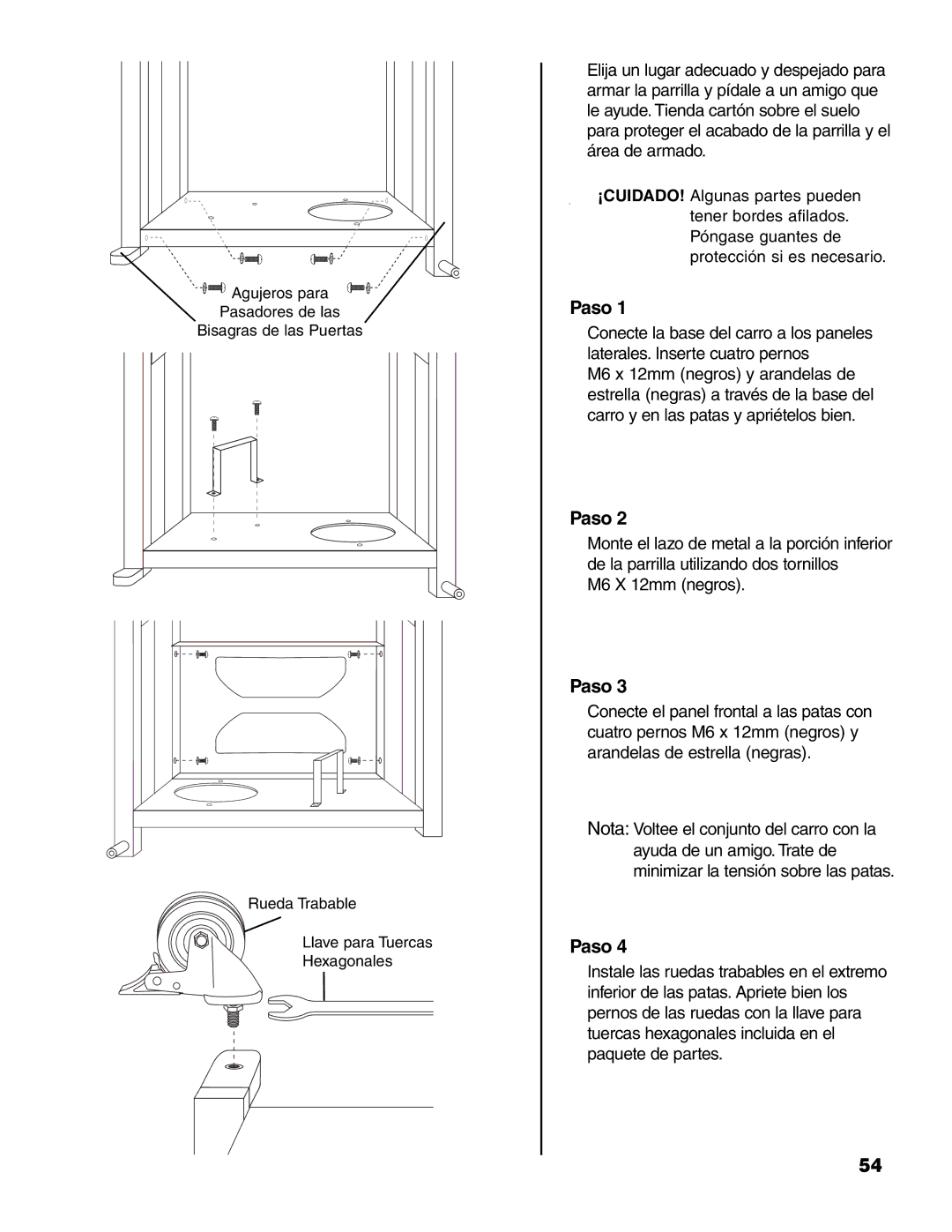 Brinkmann 7231 Series owner manual Paso 