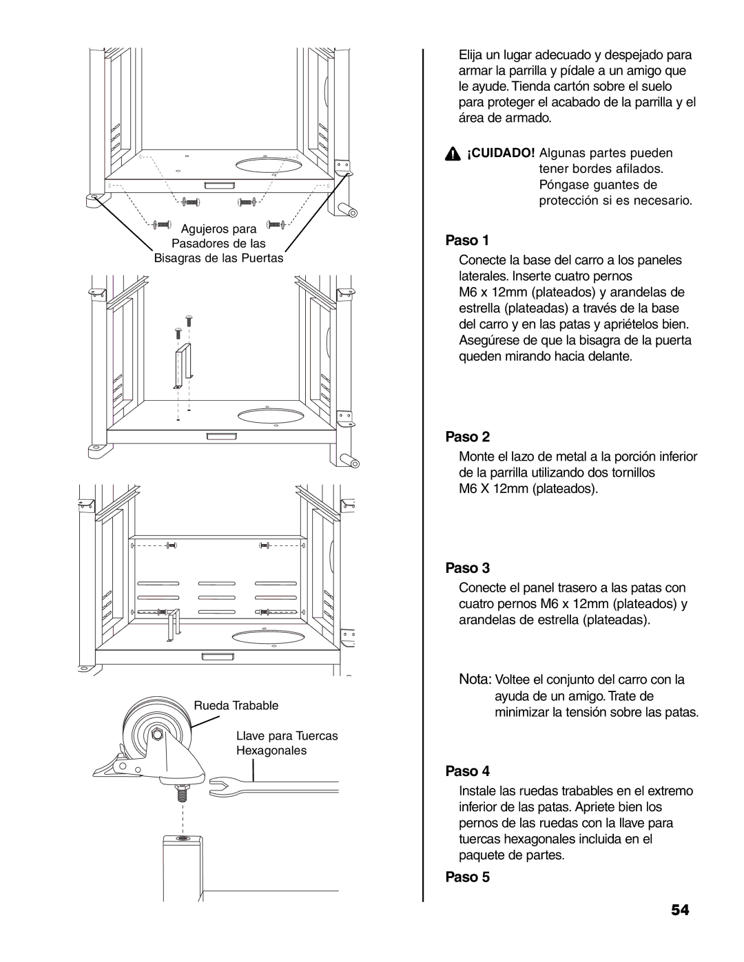 Brinkmann 7341 owner manual Paso 