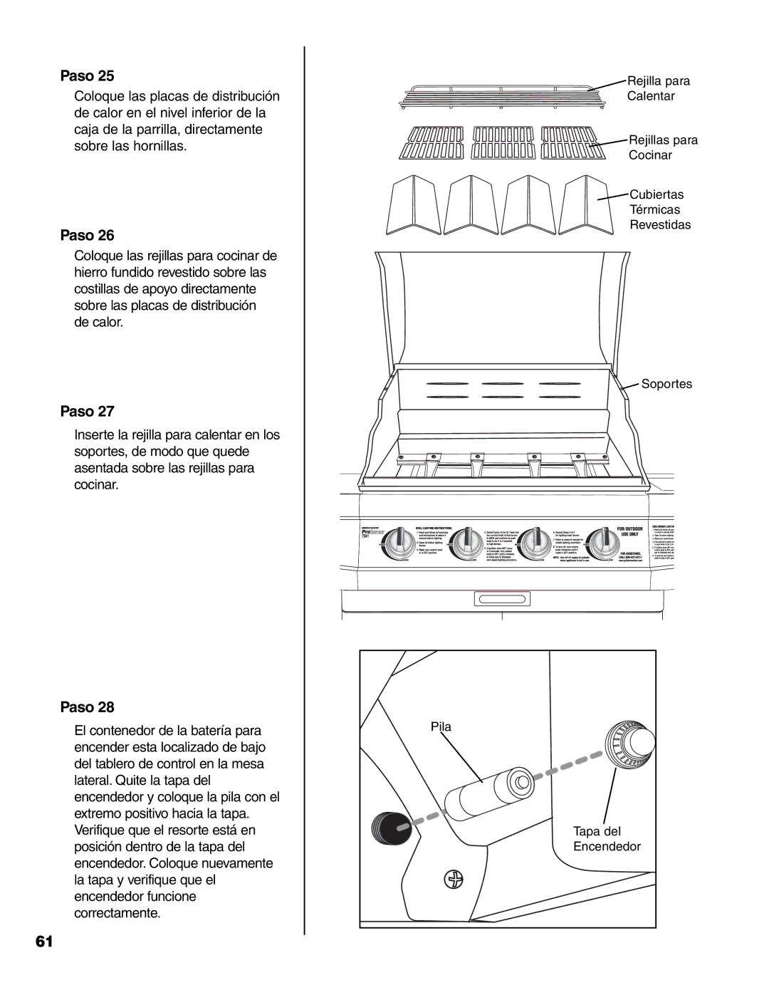 Brinkmann 7341 owner manual Paso 