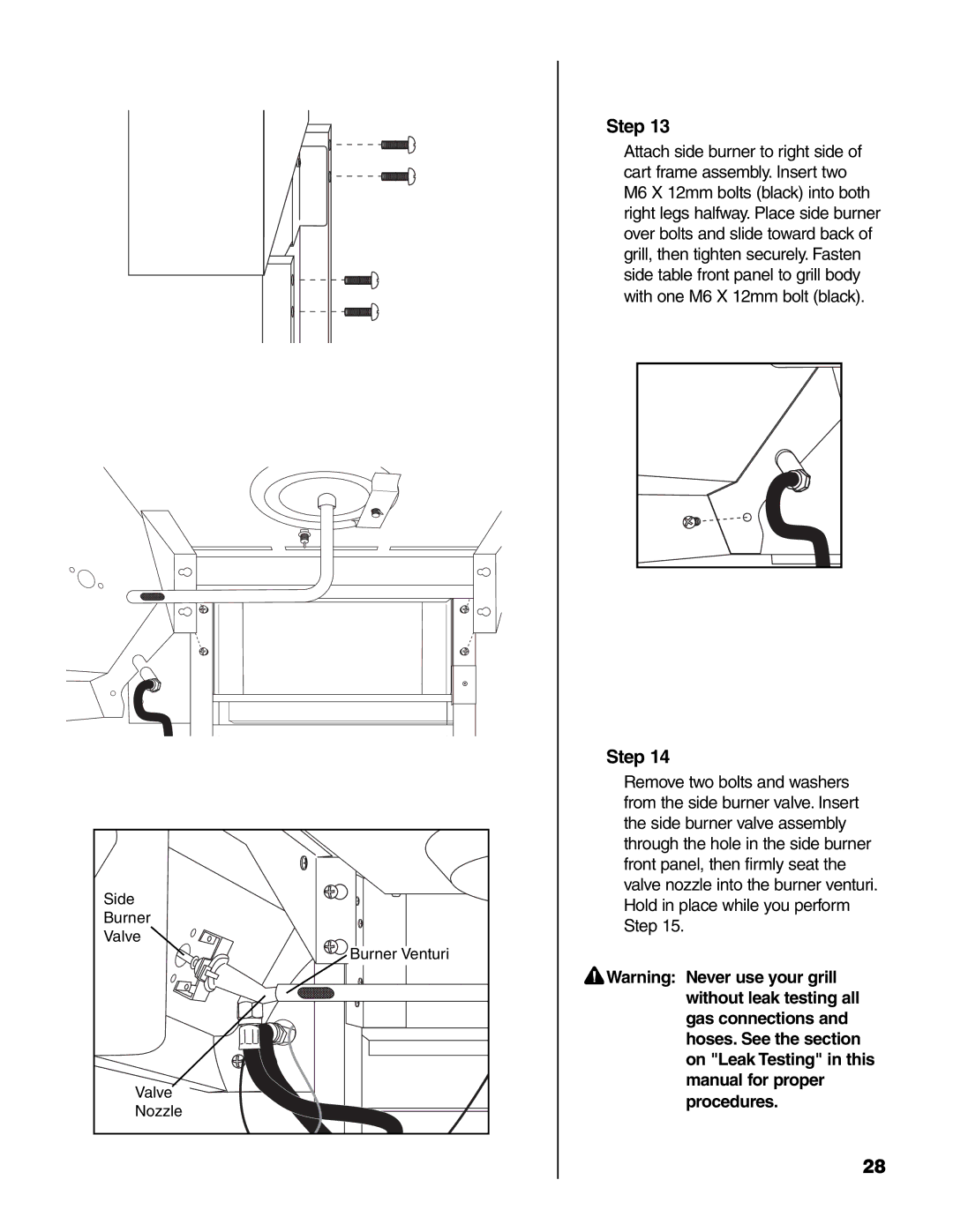 Brinkmann 7541 Series owner manual Without leak testing all 