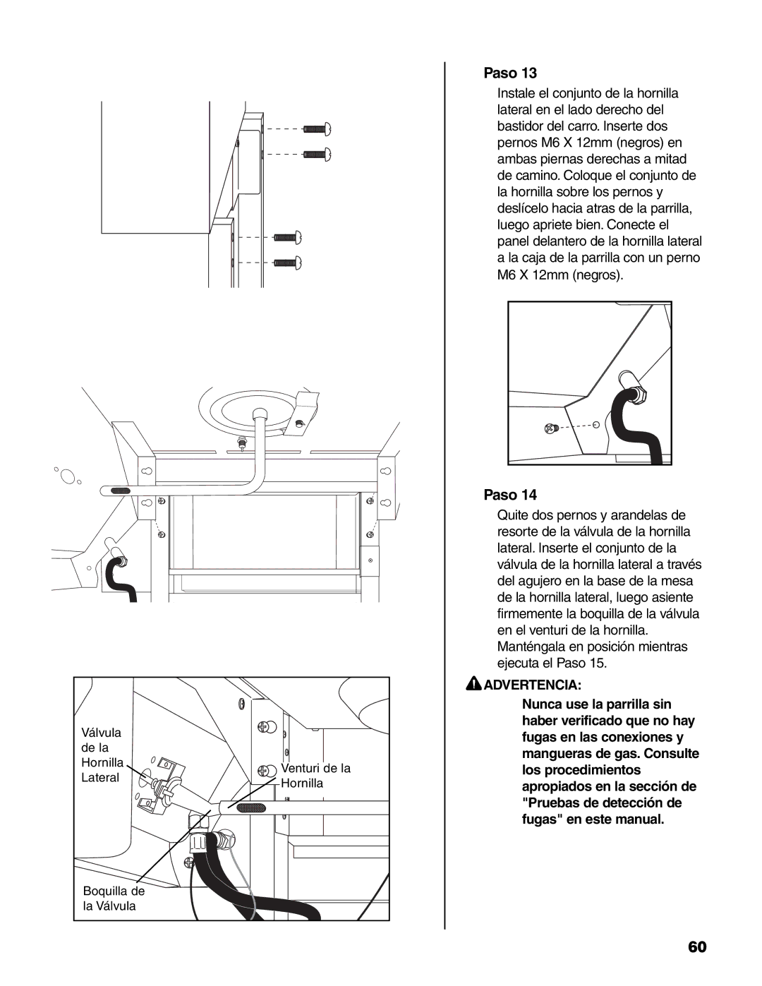 Brinkmann 7541 Series owner manual Advertencia 