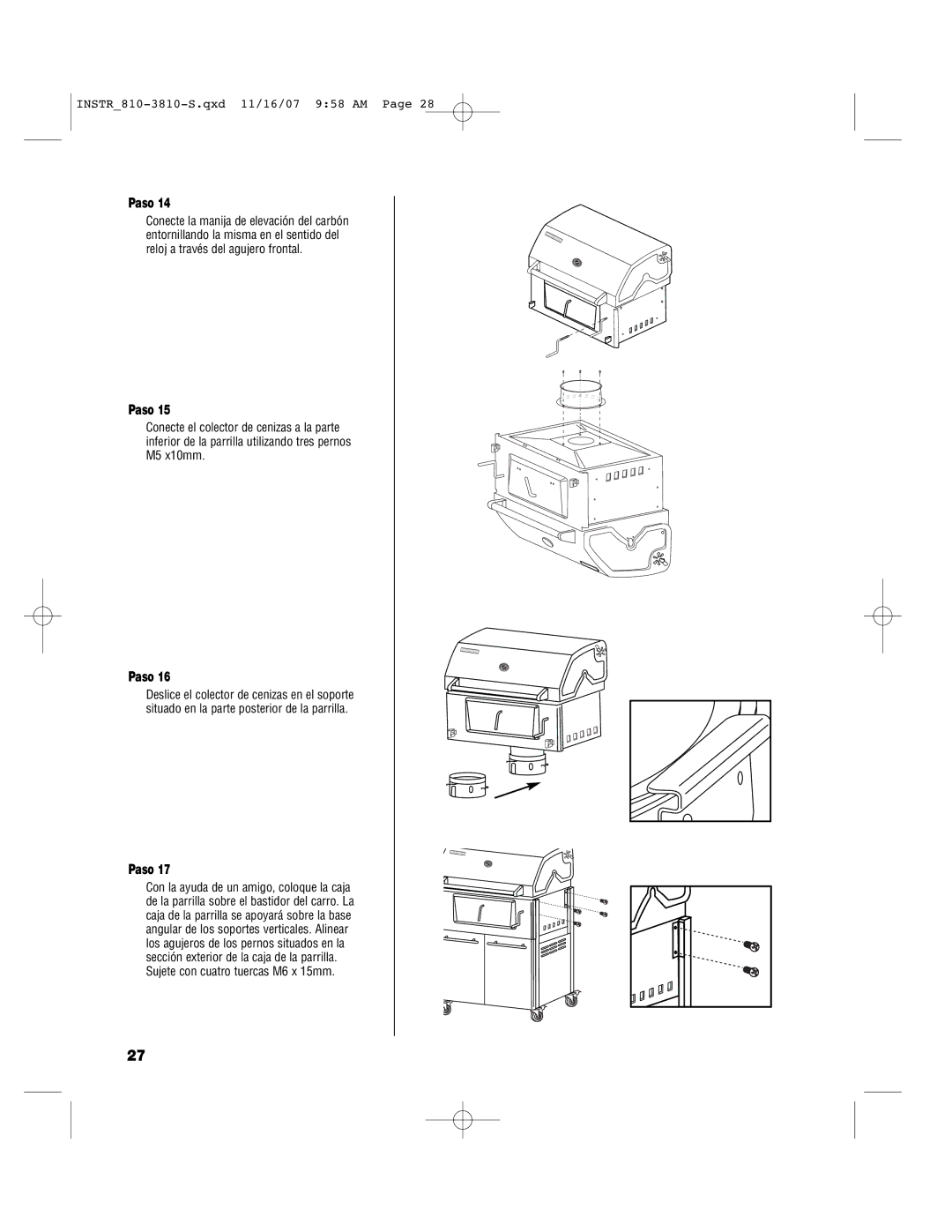 Brinkmann 810-3810-S owner manual Paso 