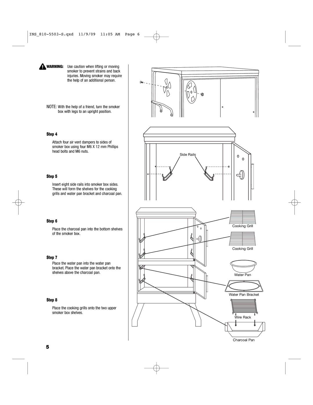 Brinkmann 810-5503-S owner manual Step 