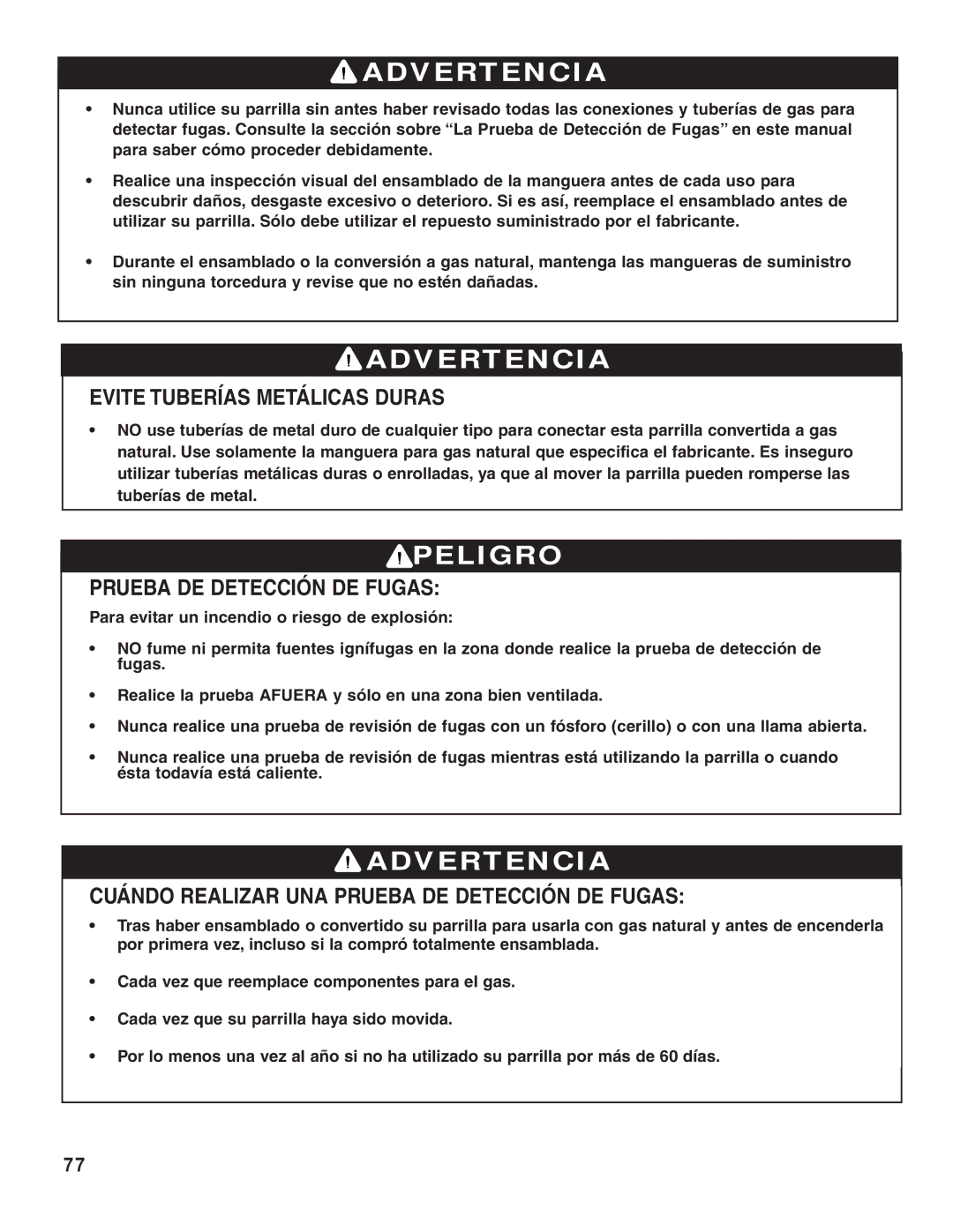 Brinkmann 810-9520-S, 810-8552-S, 810-8640-S, 810-8750-S Evite Tuberías Metálicas Duras, Prueba DE Detección DE Fugas 