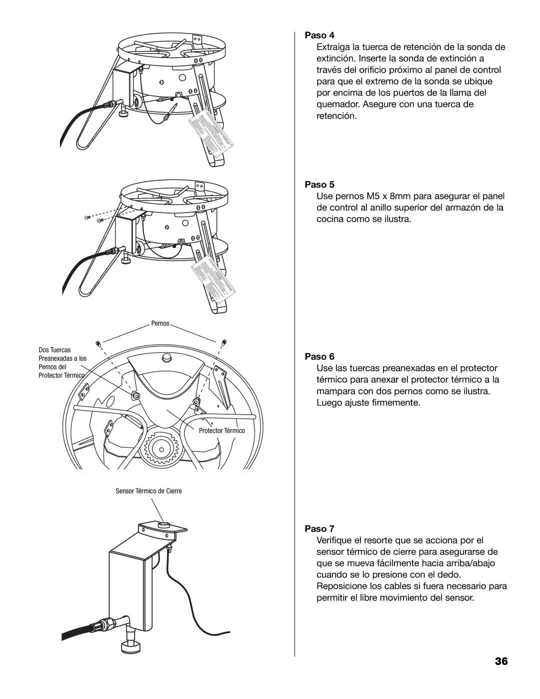 Brinkmann 815-4001-S owner manual Paso 