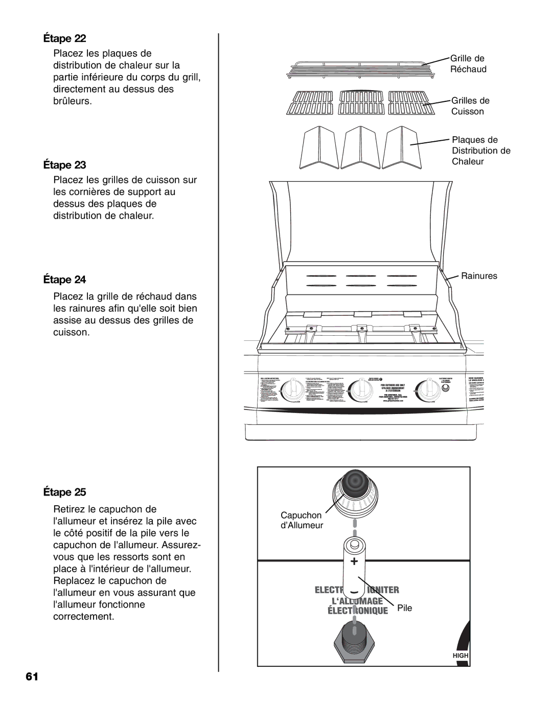 Brinkmann 8300 owner manual Étape 