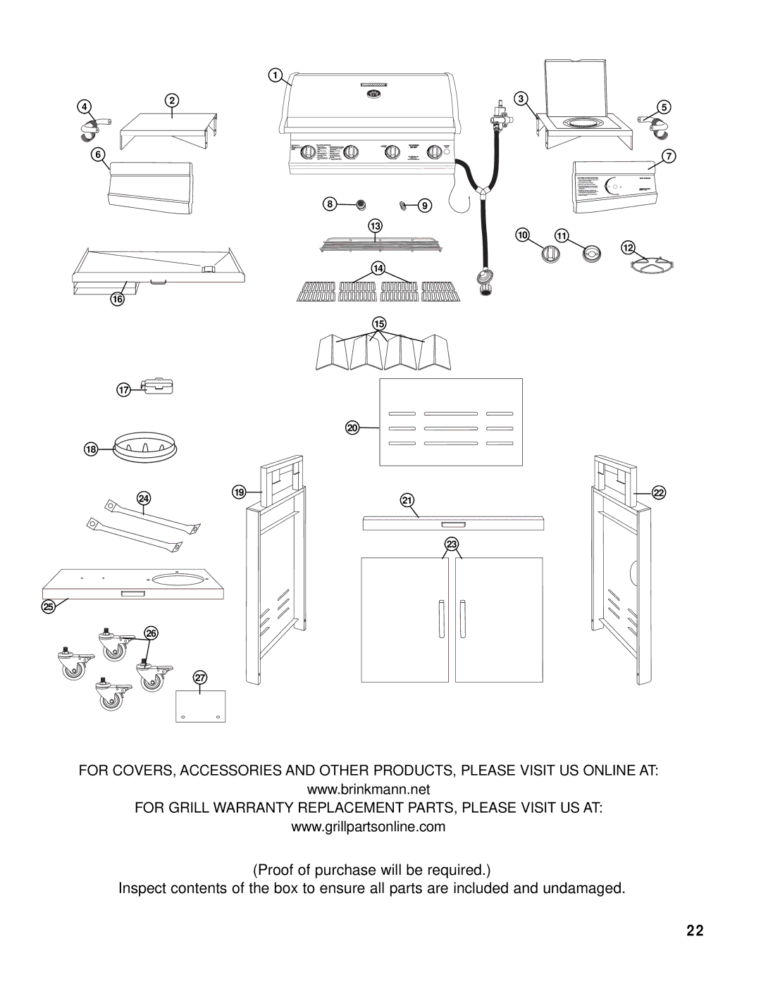 Brinkmann 8445 owner manual 