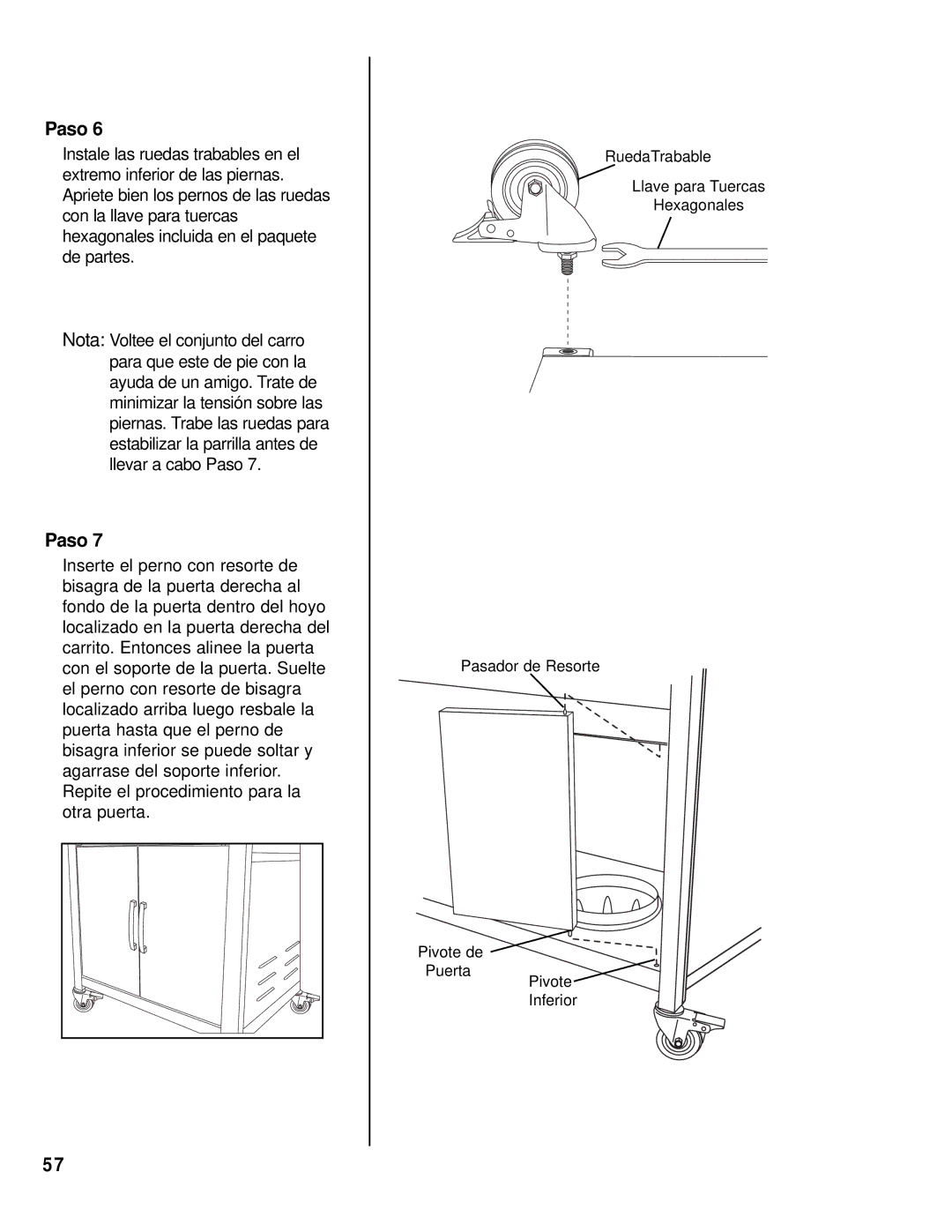 Brinkmann 8445 owner manual Paso 