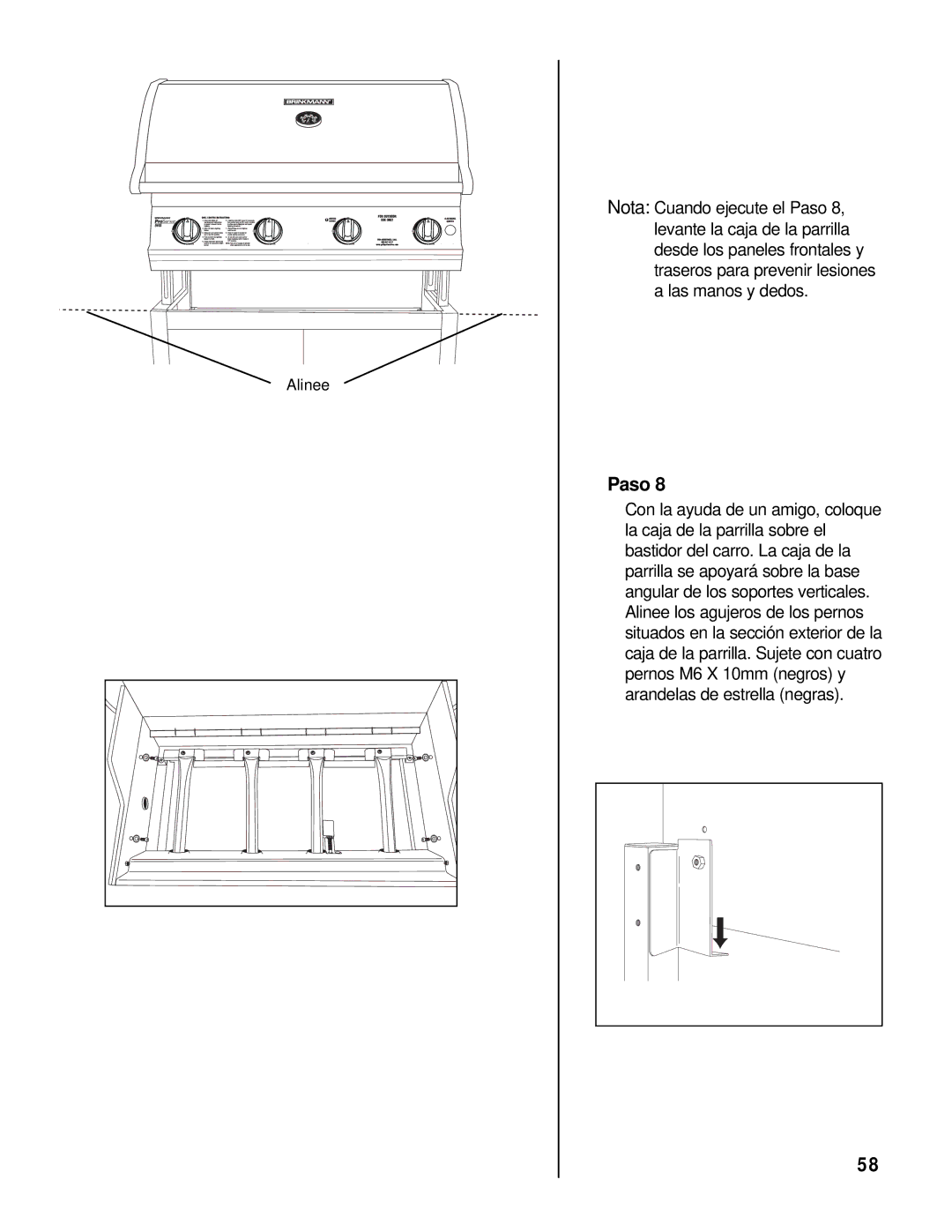 Brinkmann 8445 owner manual Alinee 