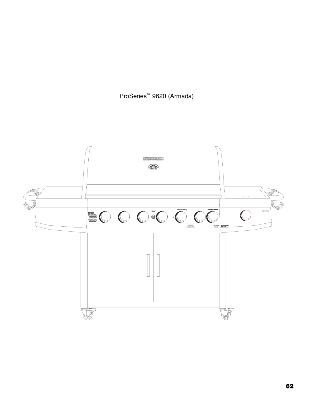 Brinkmann owner manual ProSeries 9620 Armada 