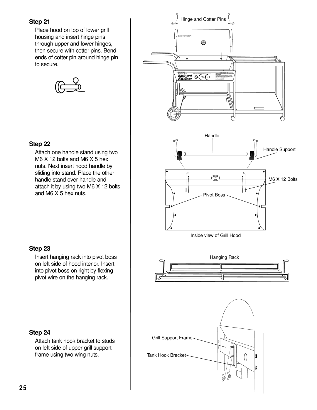 Brinkmann Backyard Kitchen owner manual Step 