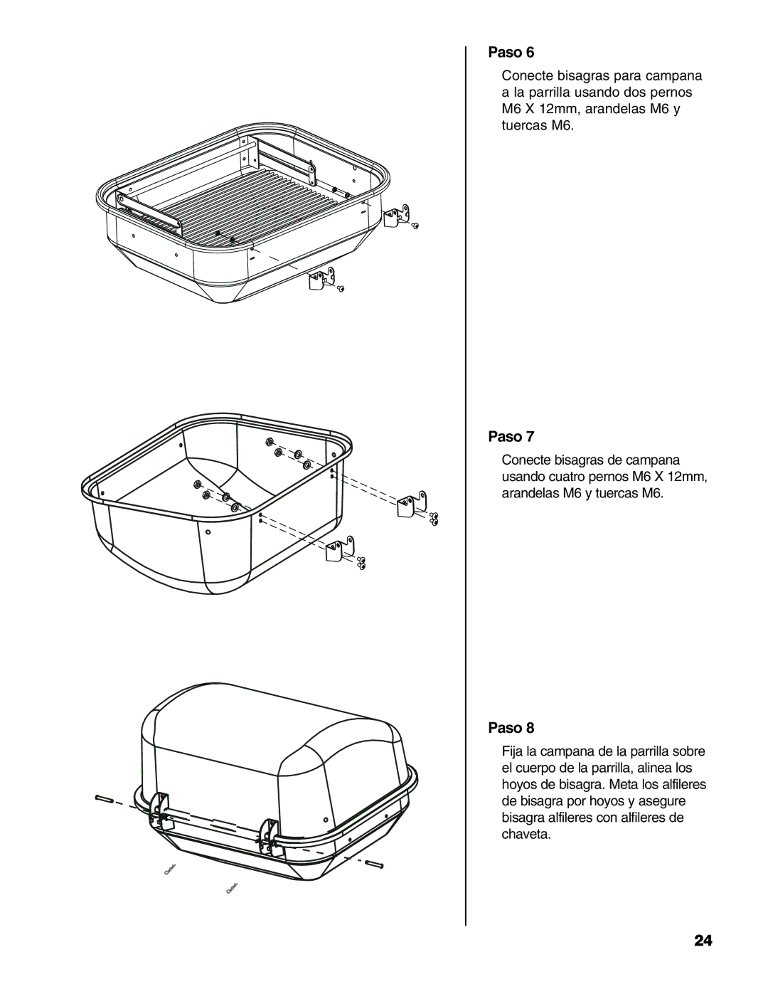 Brinkmann Charcoal Grill owner manual Paso 