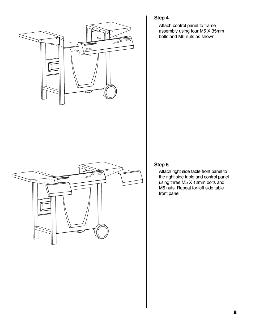 Brinkmann Charcoal Grill owner manual For Outdoor USE only 