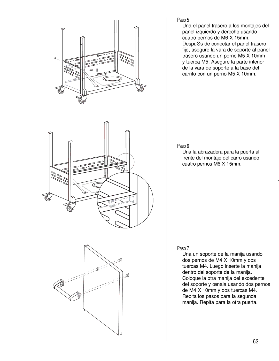 Brinkmann CHARCOAL SMOKER CHARCOAL GRILL owner manual Paso 