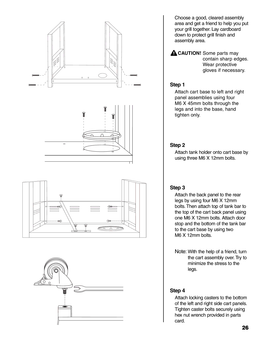 Brinkmann Charcoal/Gas Grill owner manual Step 