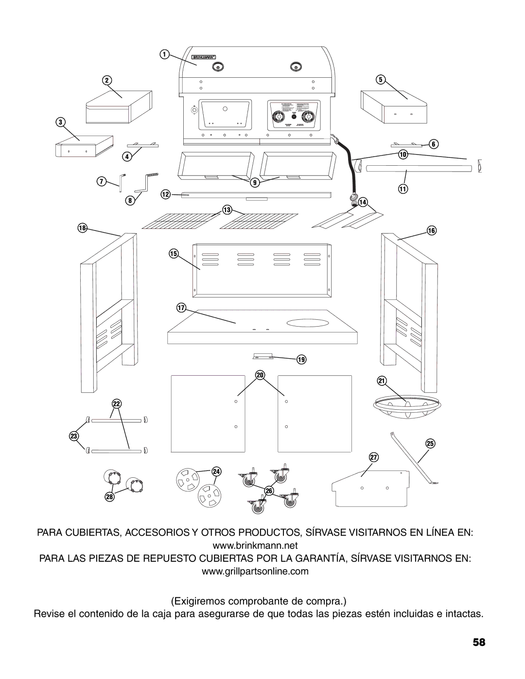 Brinkmann Charcoal/Gas Grill owner manual 