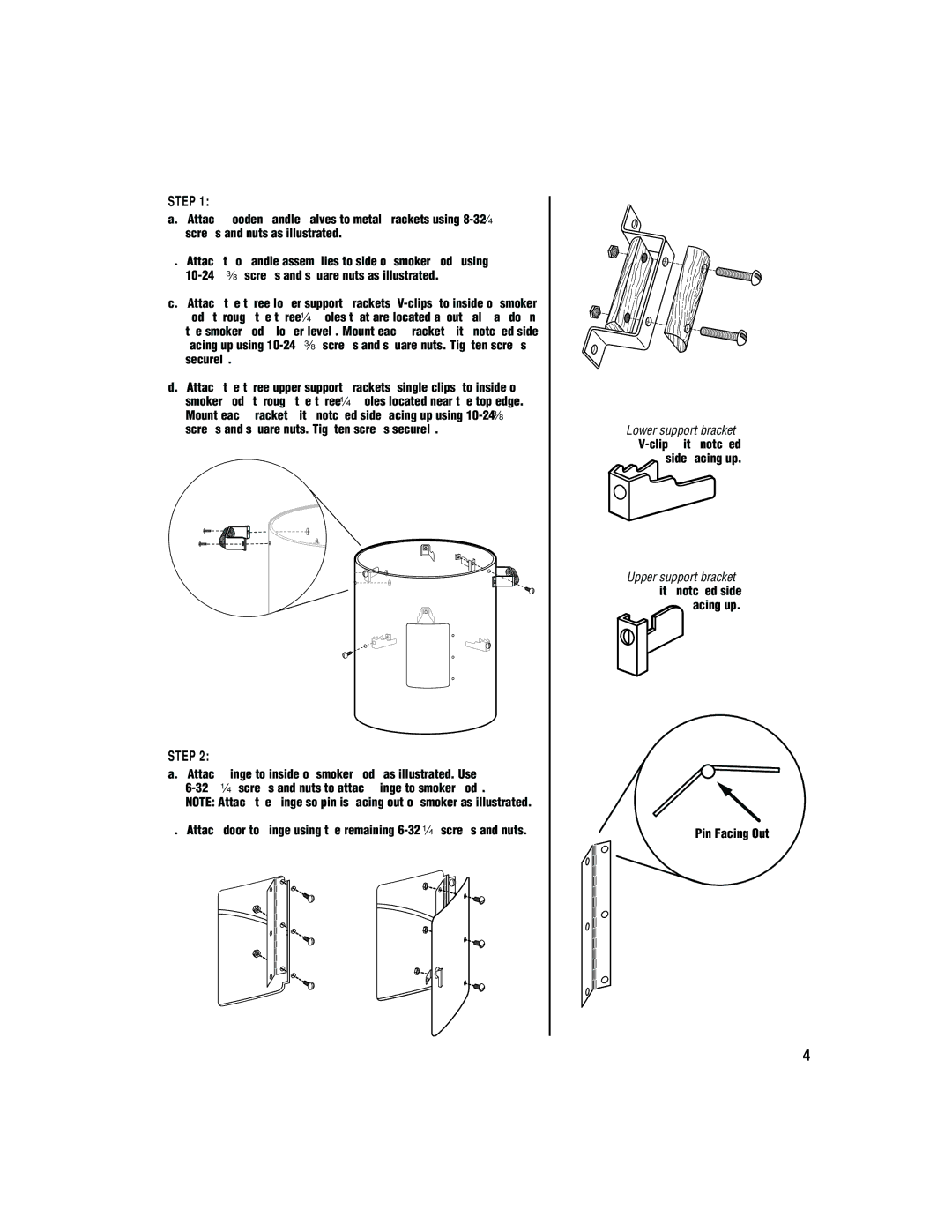 Brinkmann Electric Smoker owner manual Step 