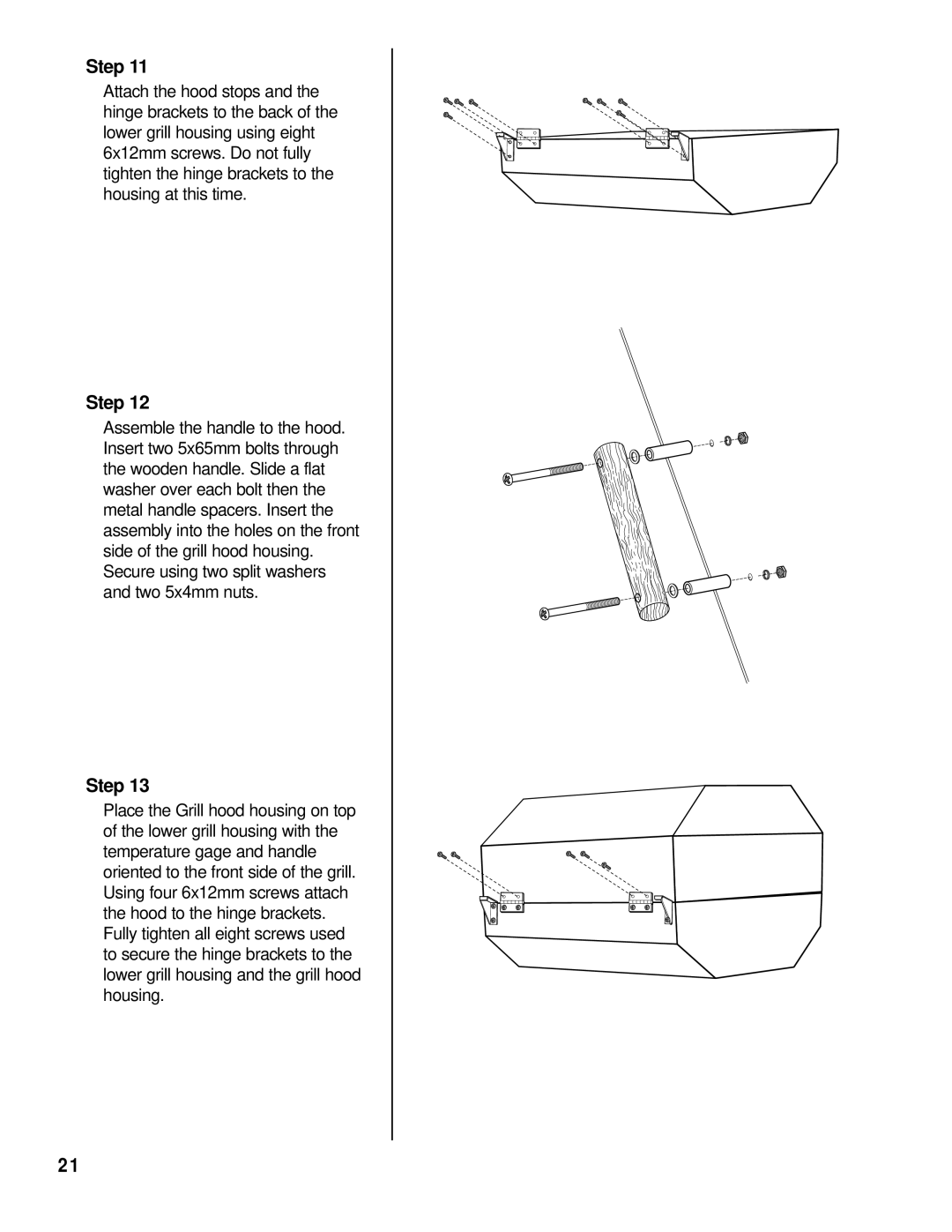 Brinkmann Gas Grill King owner manual Step 