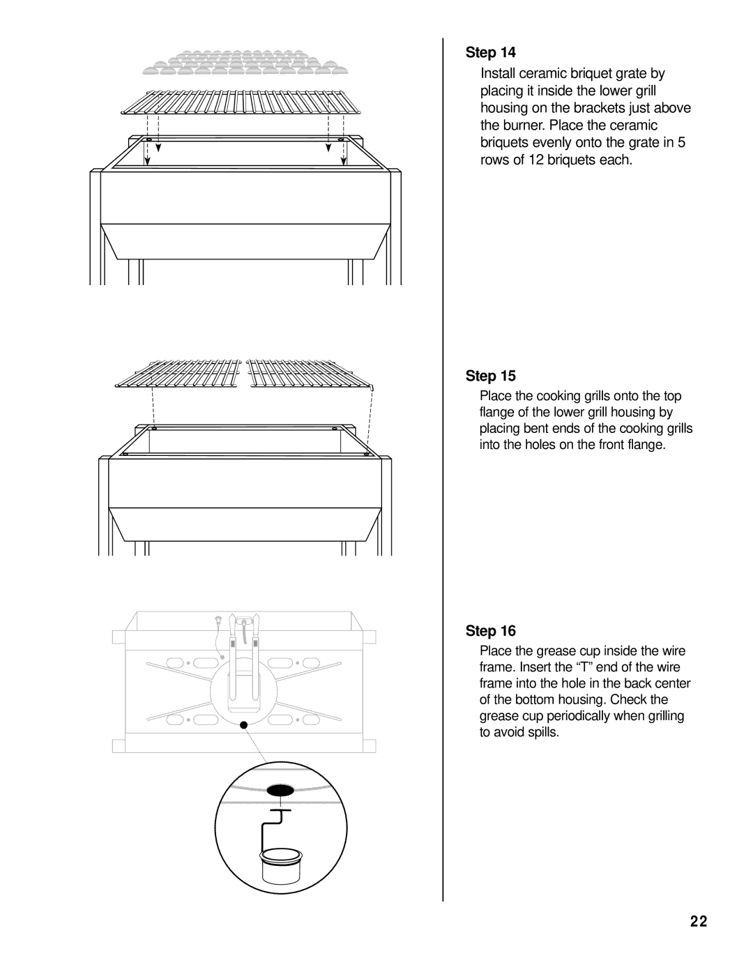 Brinkmann Gas Grill King owner manual Step 