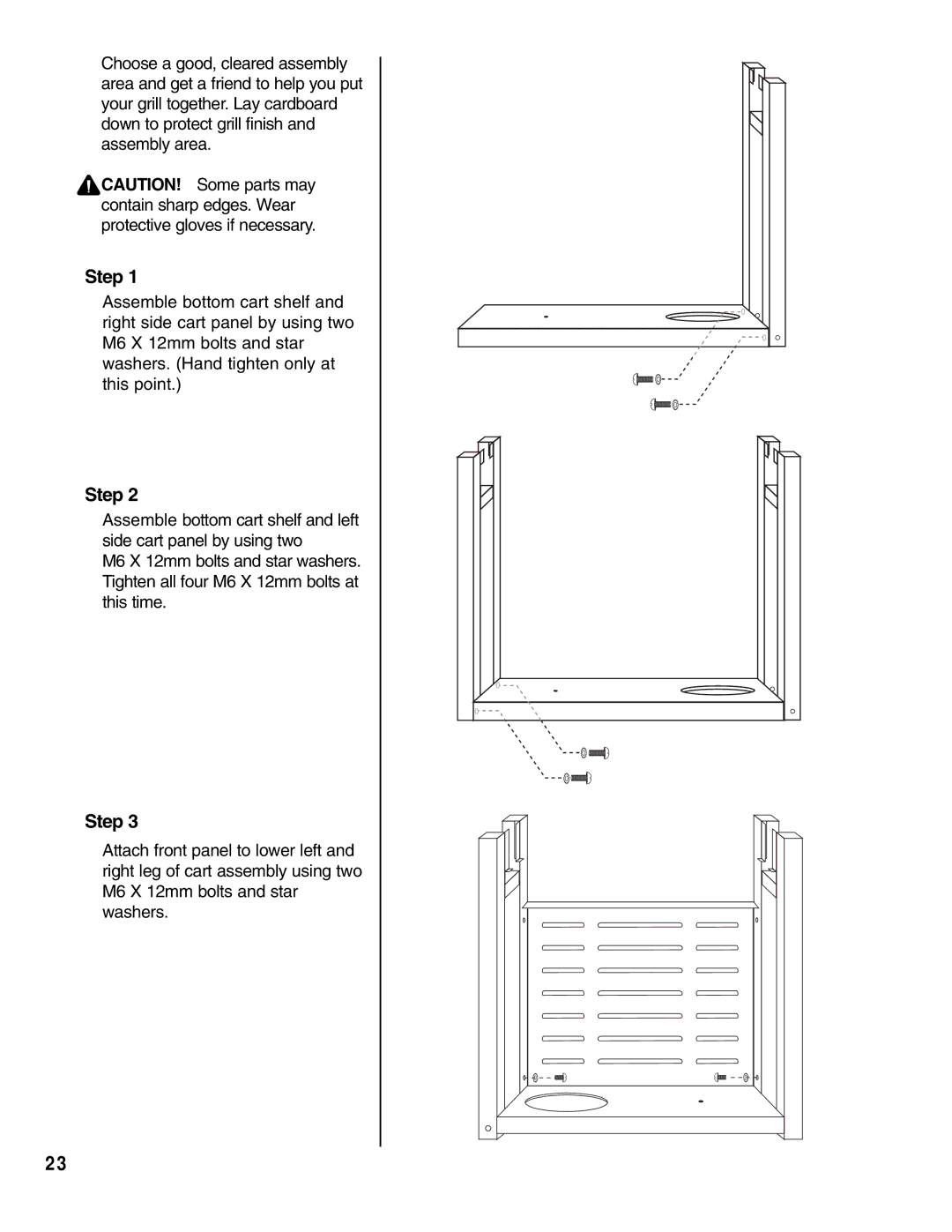 Brinkmann Gas Outdoor Grill owner manual Step 