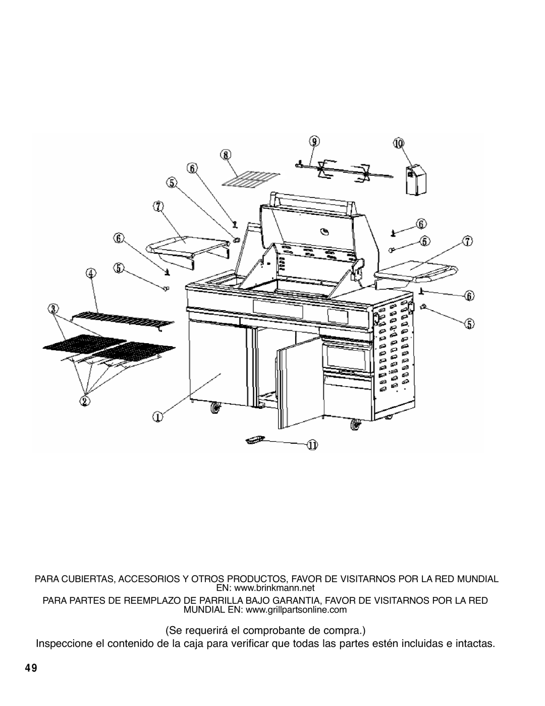 Brinkmann Gourmet 4 owner manual 