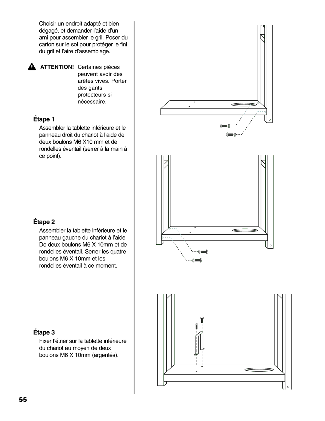 Brinkmann Gourmet Series owner manual Étape 