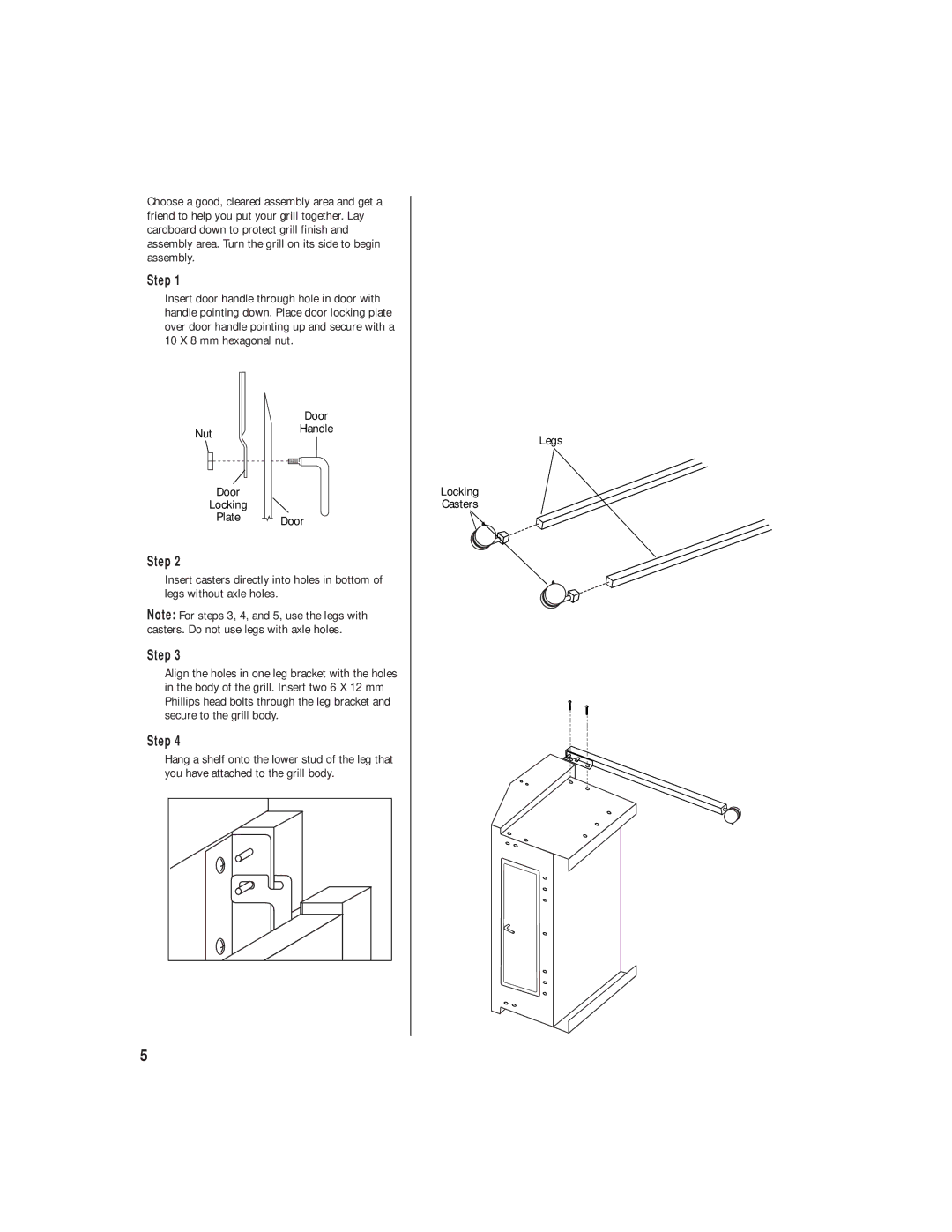 Brinkmann Heavy-Duty Charcoal Grill owner manual Step 