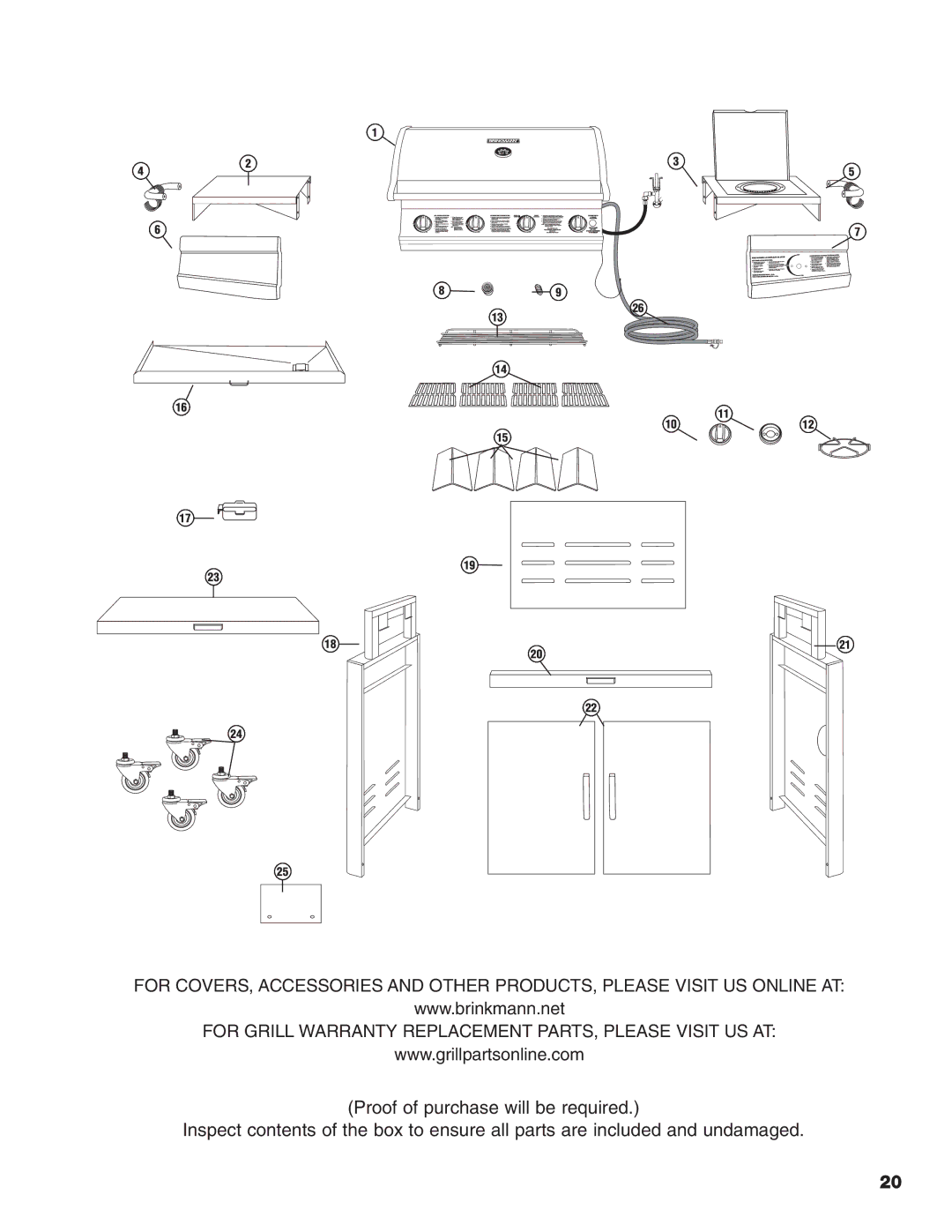 Brinkmann Heavy-Duty Natural Gas Grill owner manual 