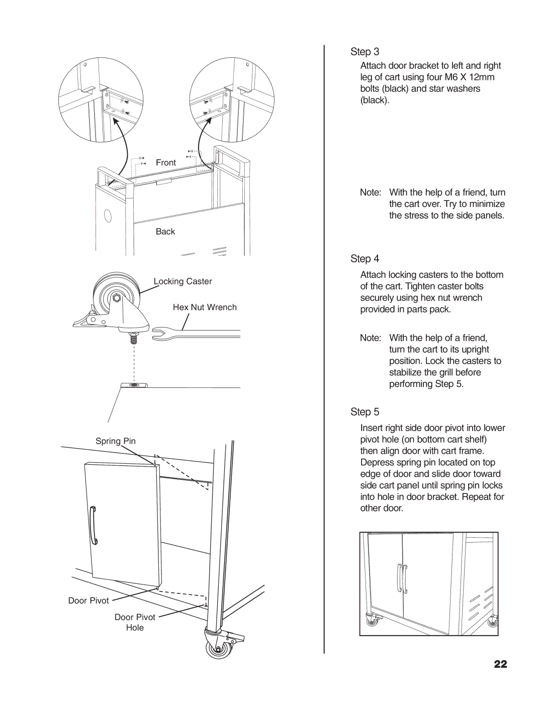 Brinkmann Heavy-Duty Natural Gas Grill owner manual Step 