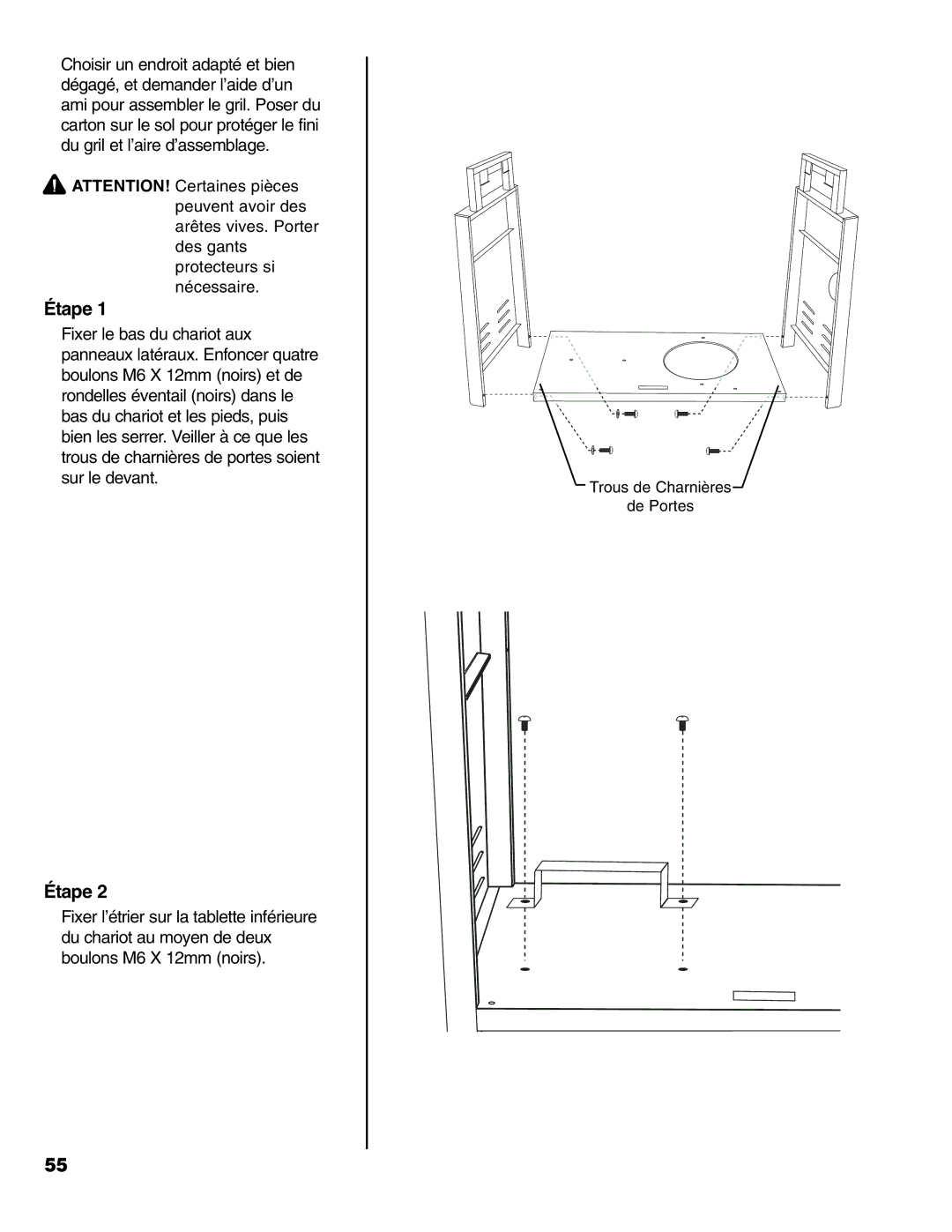 Brinkmann Madison owner manual Étape 