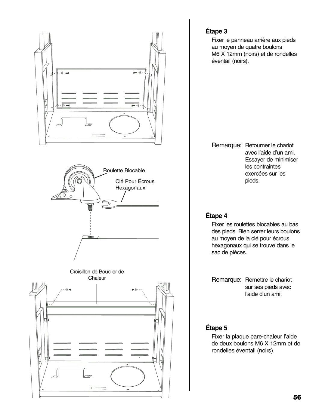 Brinkmann Madison owner manual Étape 