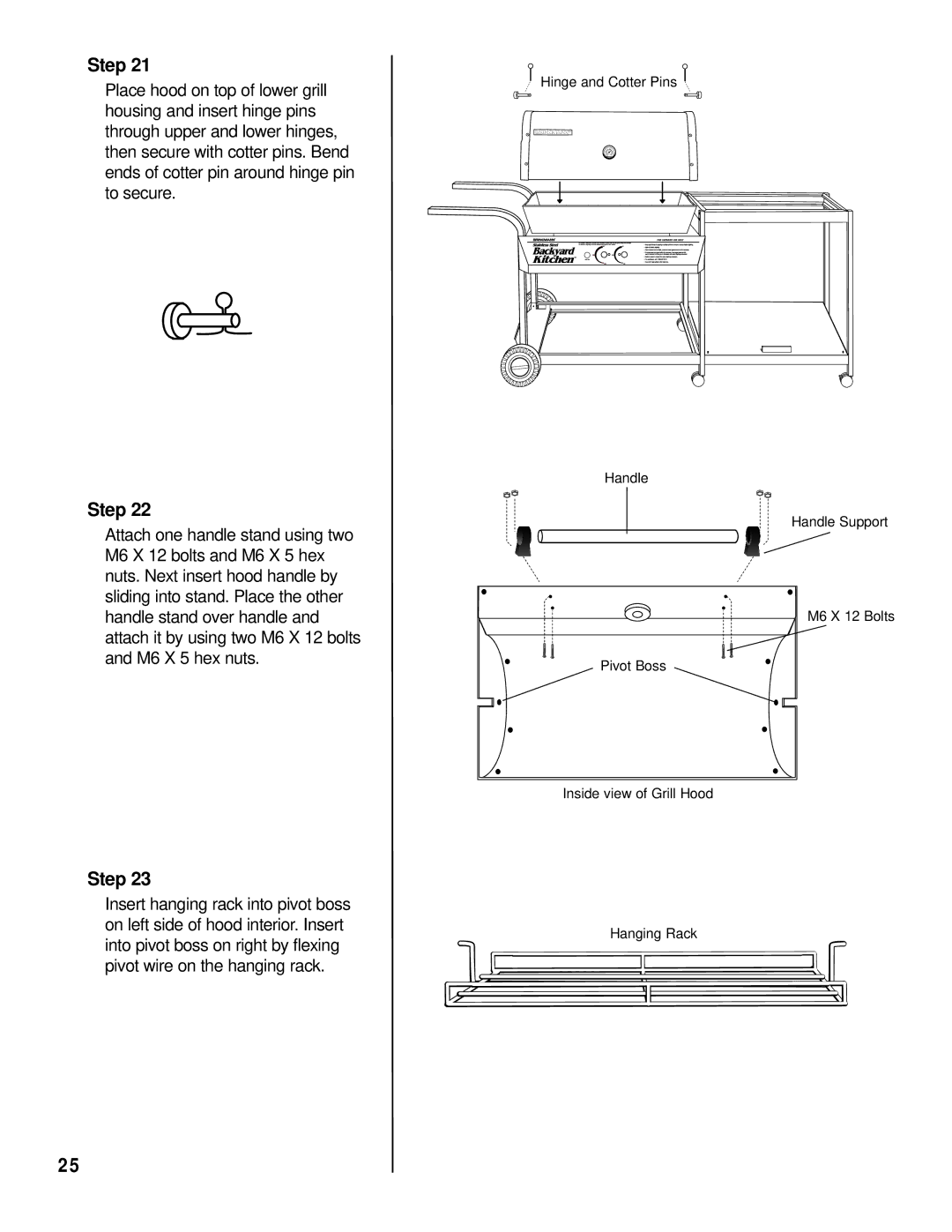 Brinkmann Outdoor Gas Grill owner manual Step 