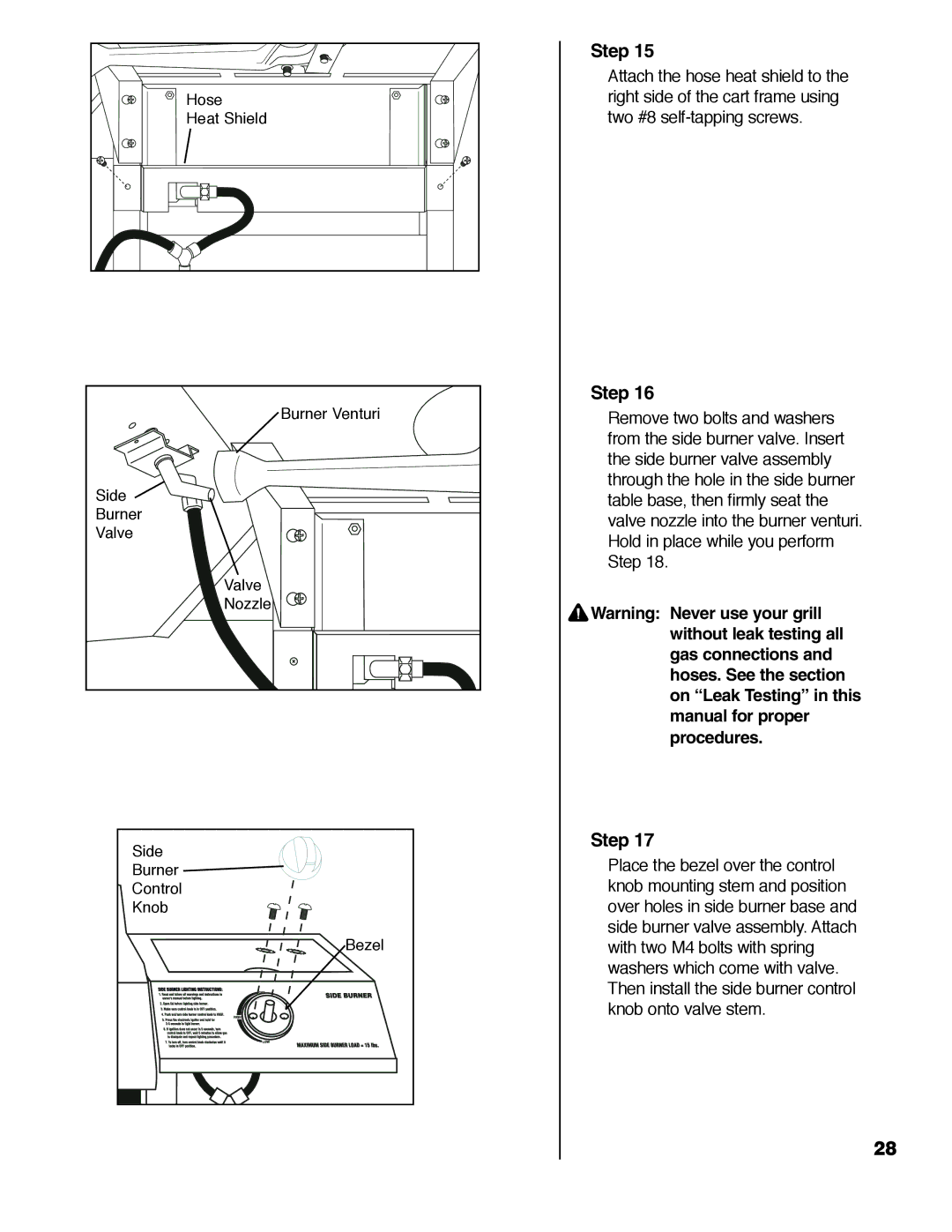 Brinkmann ProSeries 2310 owner manual Hose 