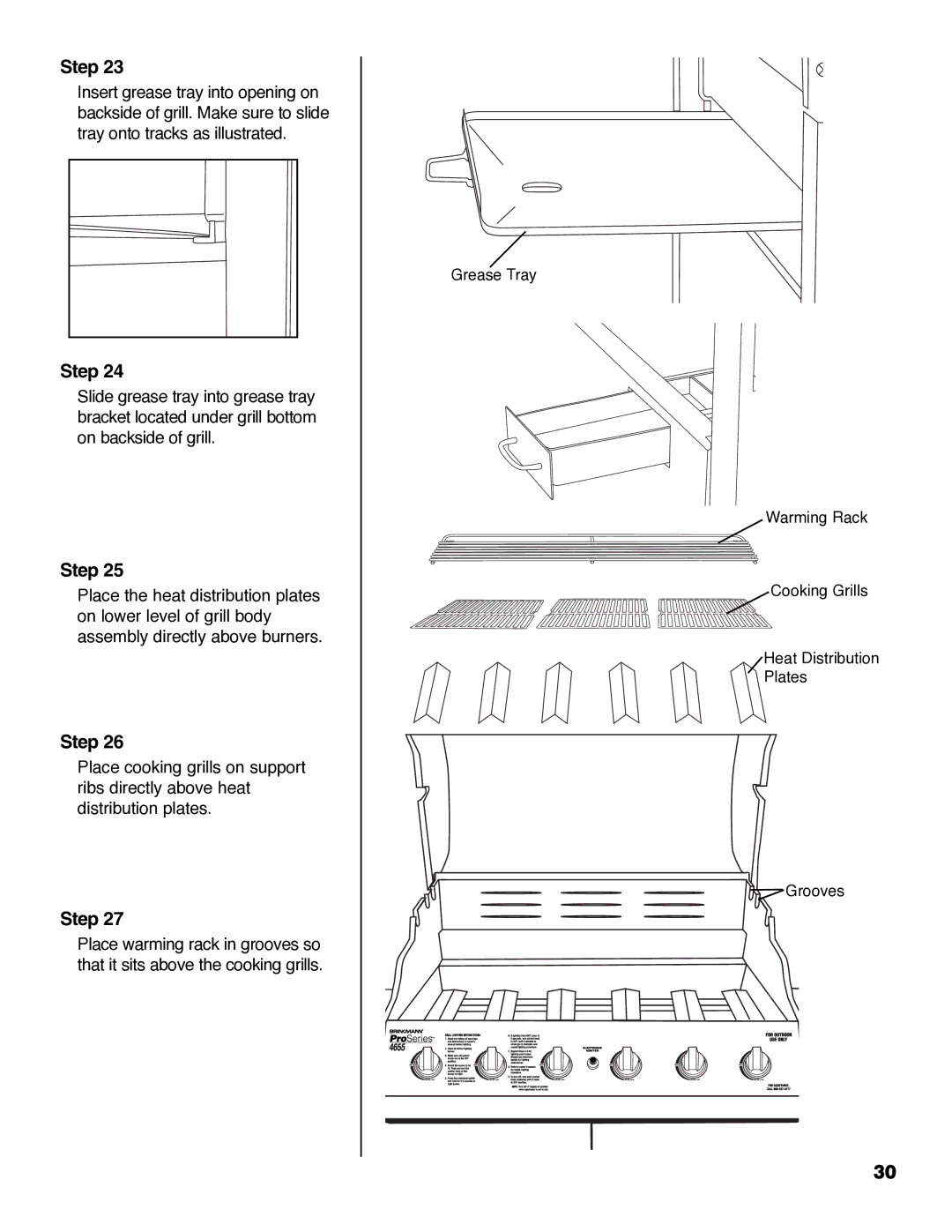 Brinkmann ProSeries 4655 owner manual Step 