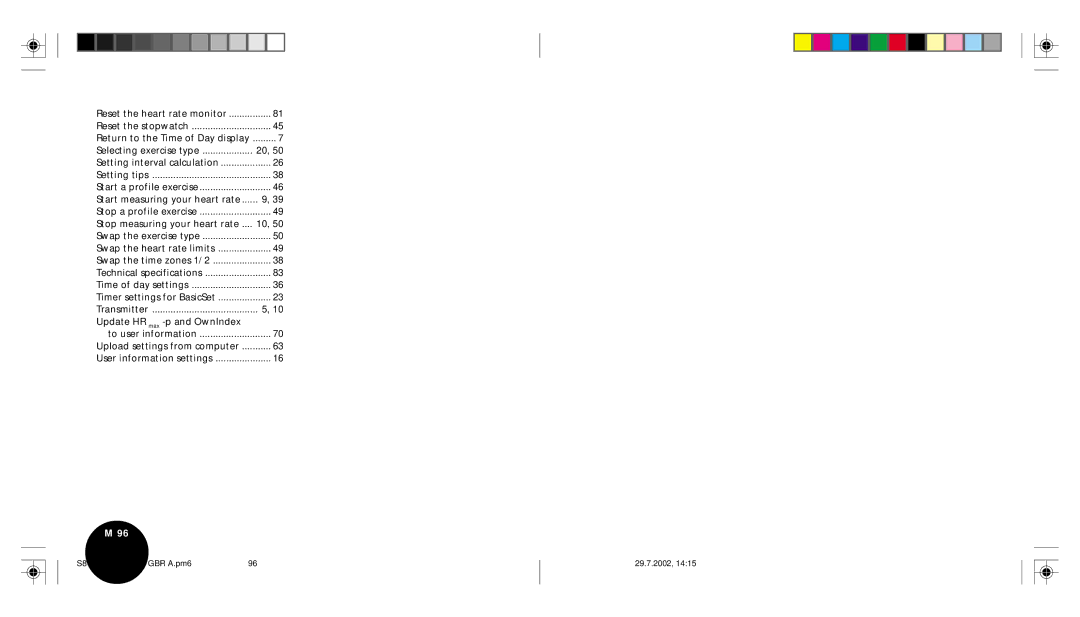 Brinkmann S810I user manual Start measuring your heart rate 