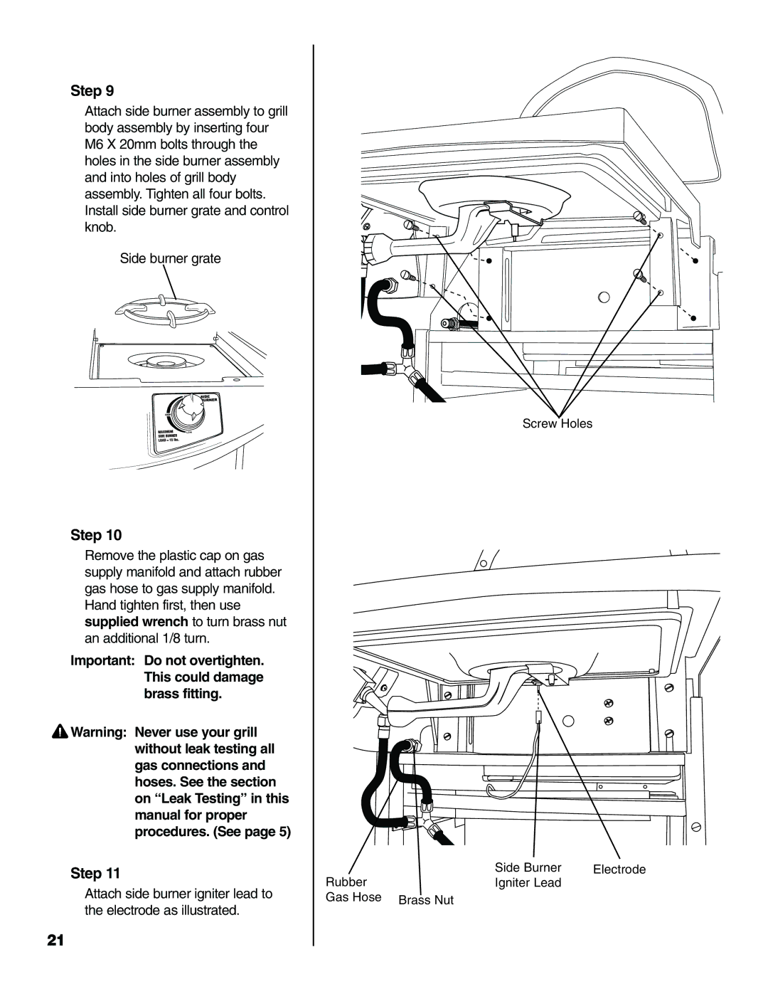 Brinkmann Series 2630 owner manual Step 