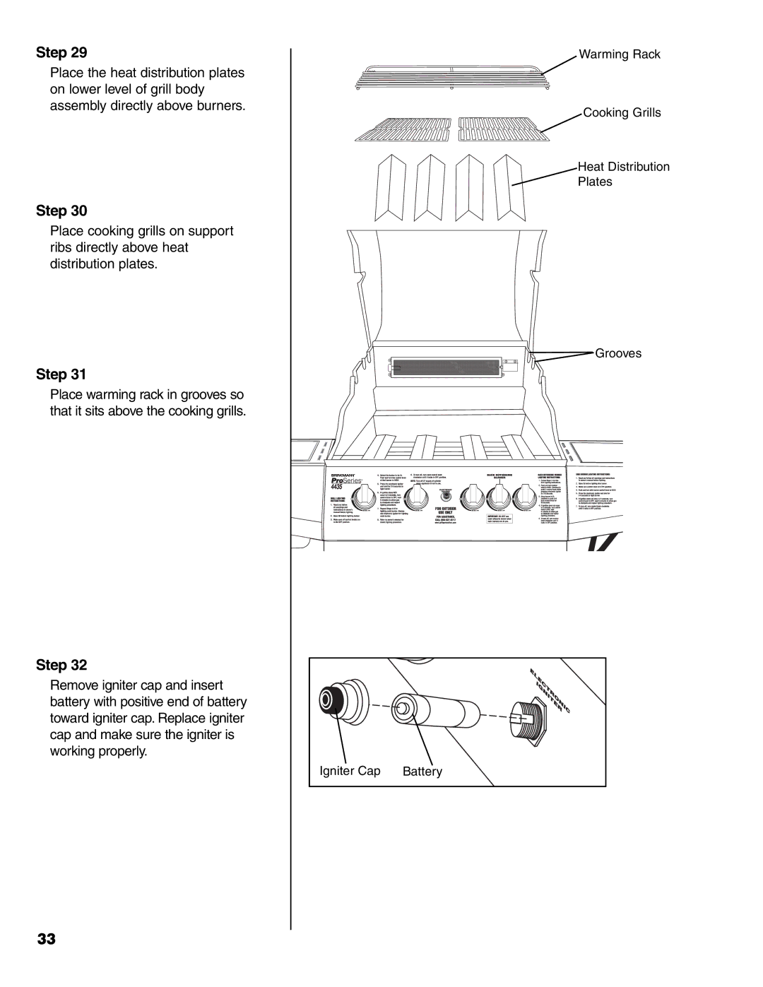 Brinkmann Series 4435 owner manual Step 