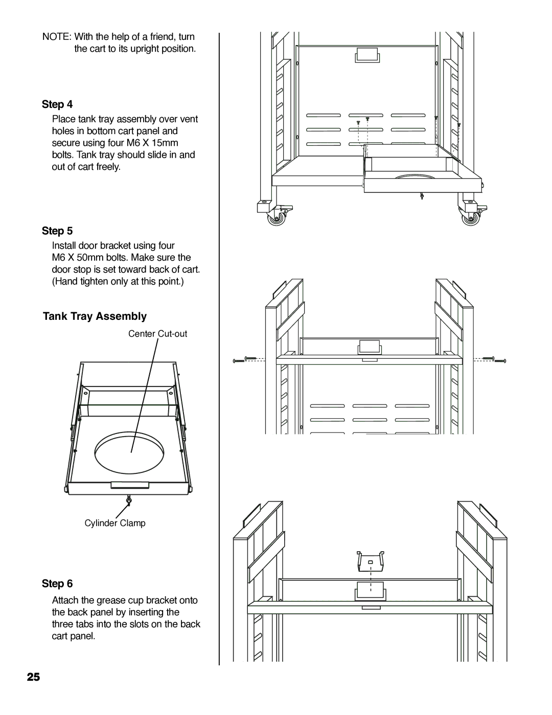 Brinkmann Series 4445 owner manual Tank Tray Assembly 