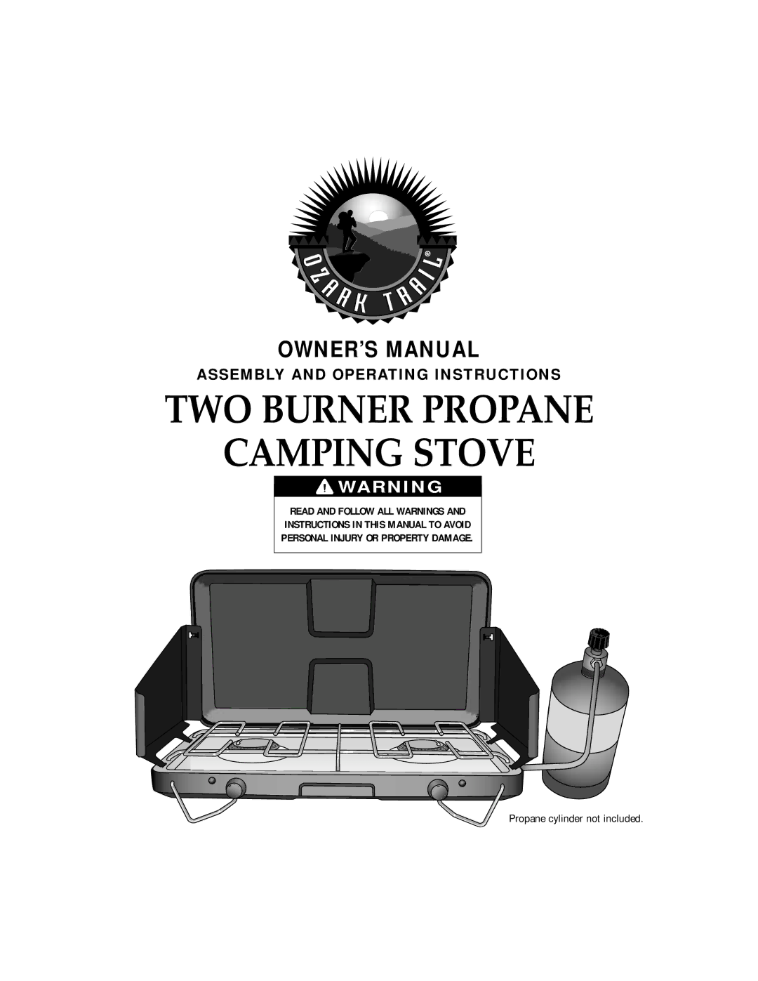 Brinkmann Two Burner owner manual TWO Burner Propane Camping Stove 